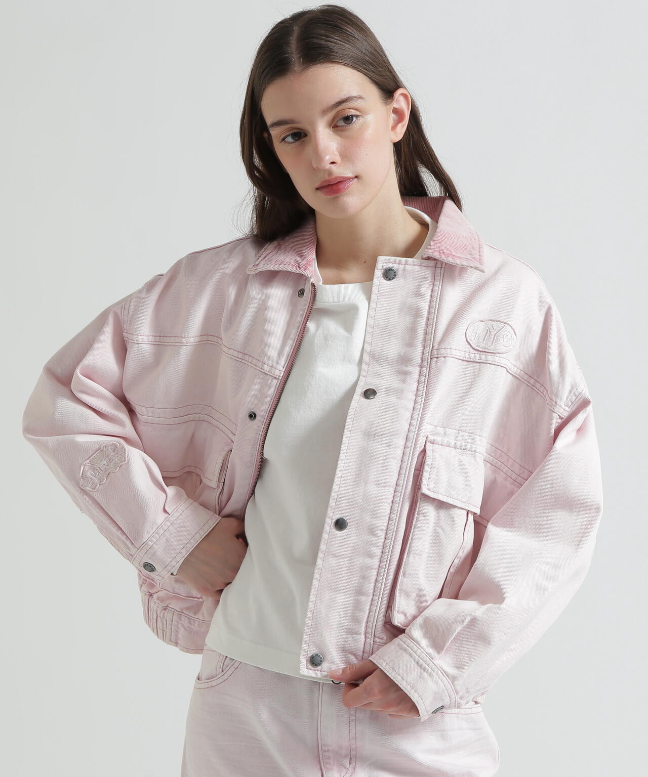 L－L／S OVERSIZED WAPPEN DENIM J | AVIREX