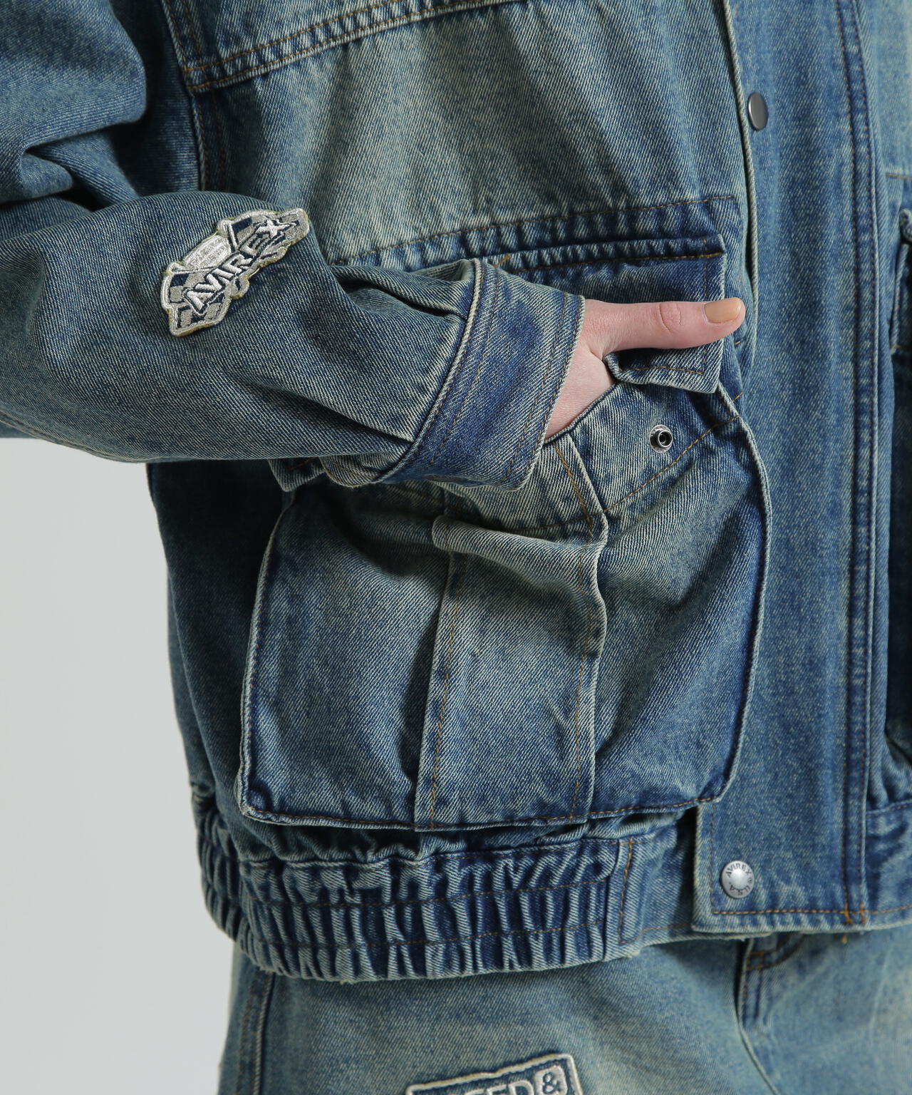 OVERSIZED WAPPEN DENIM JACKET | AVIREX（アヴィレックス） ｜【公式