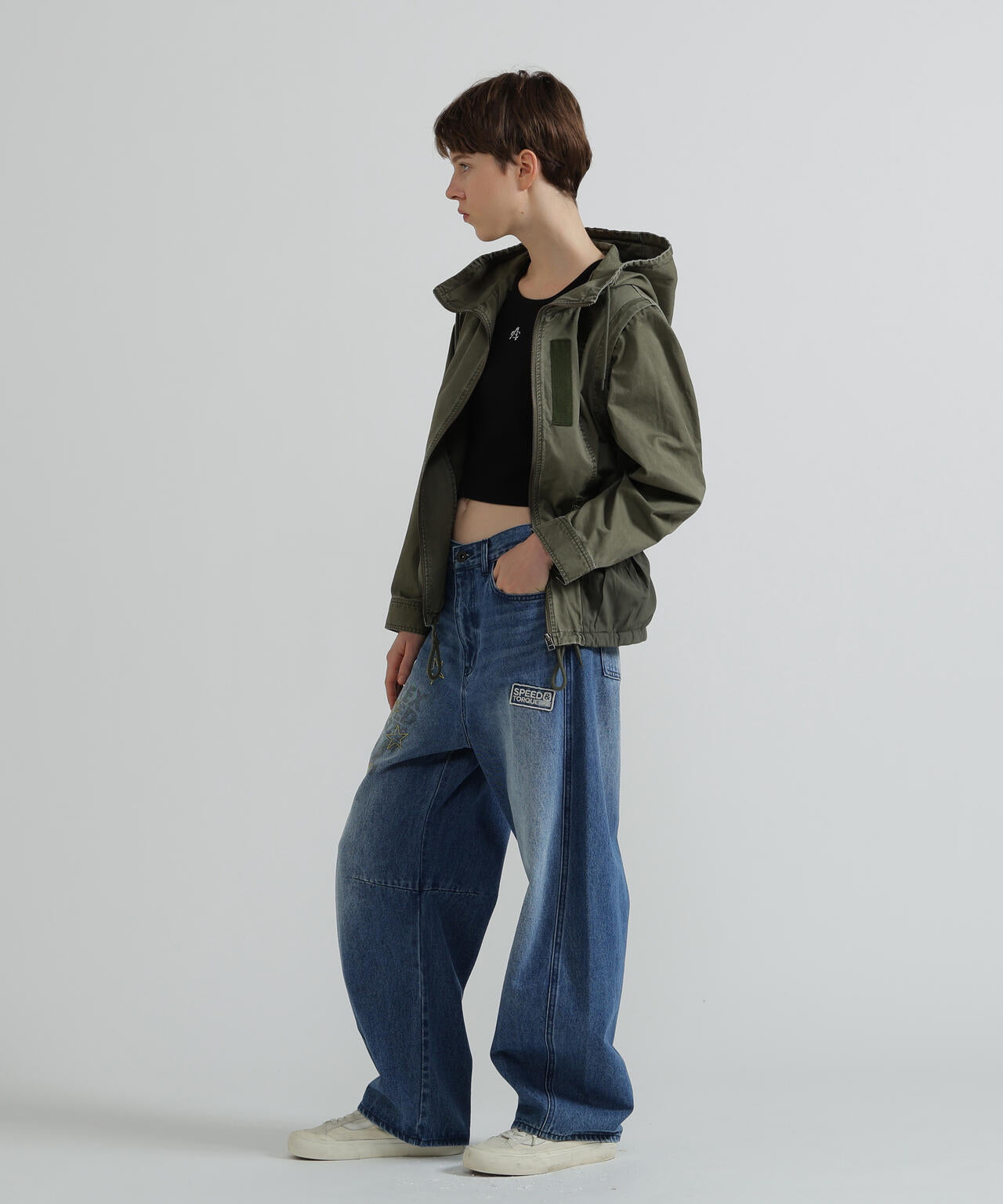WOMAN》MILITARY ZIP POCKET DETACHABLE JACKET | AVIREX