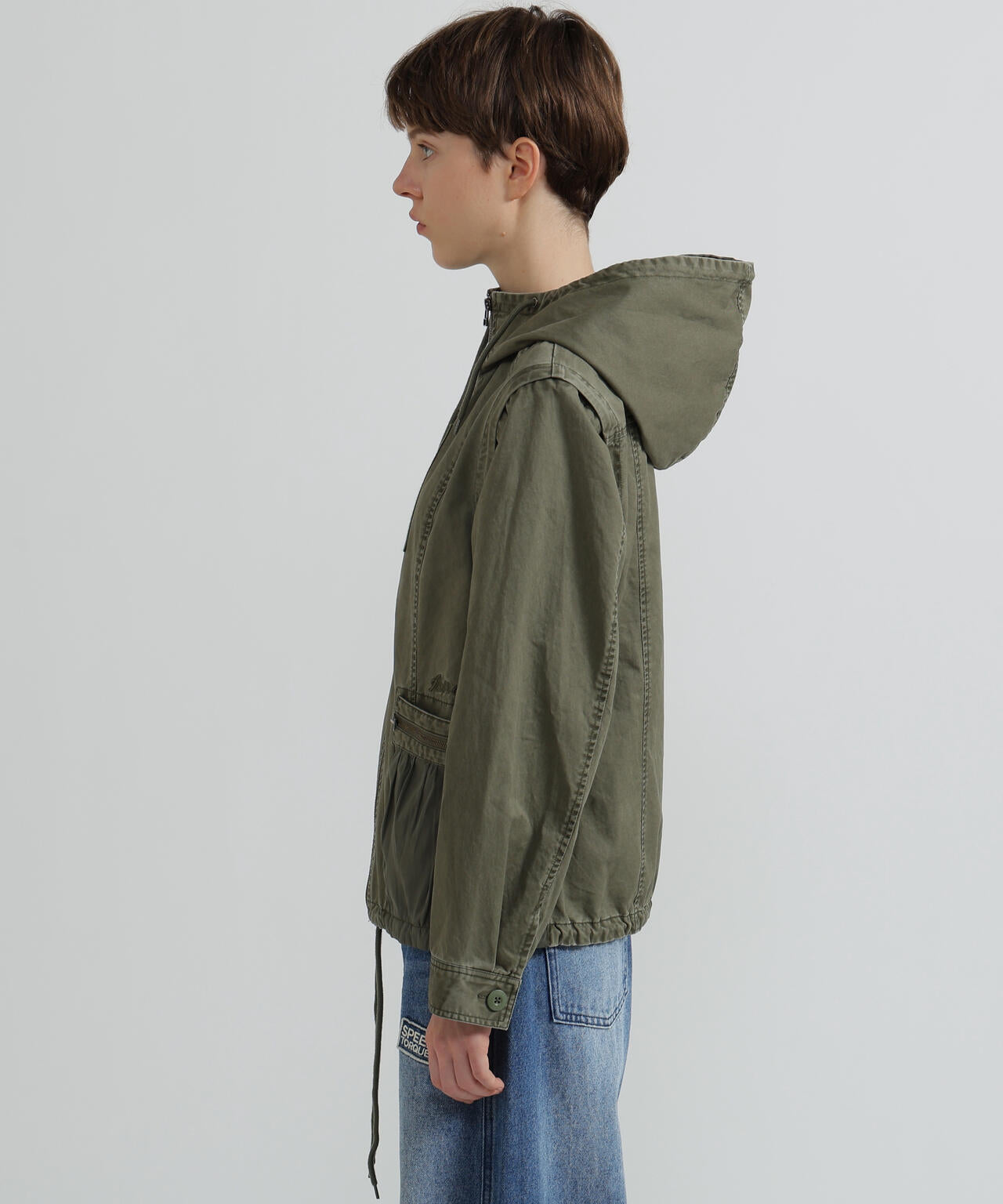 WOMAN》MILITARY ZIP POCKET DETACHABLE JACKET | AVIREX