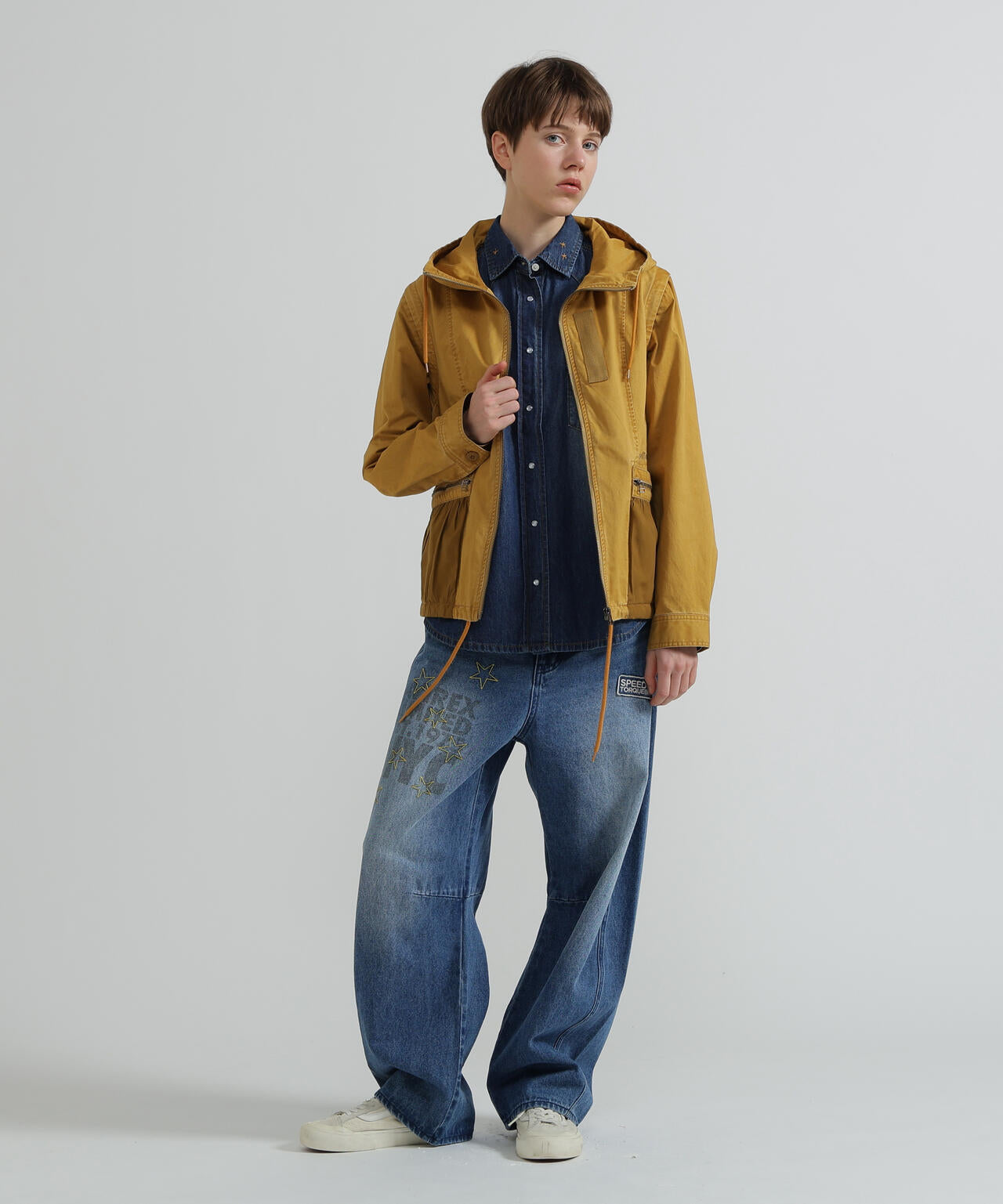 WOMAN》MILITARY ZIP POCKET DETACHABLE JACKET | AVIREX
