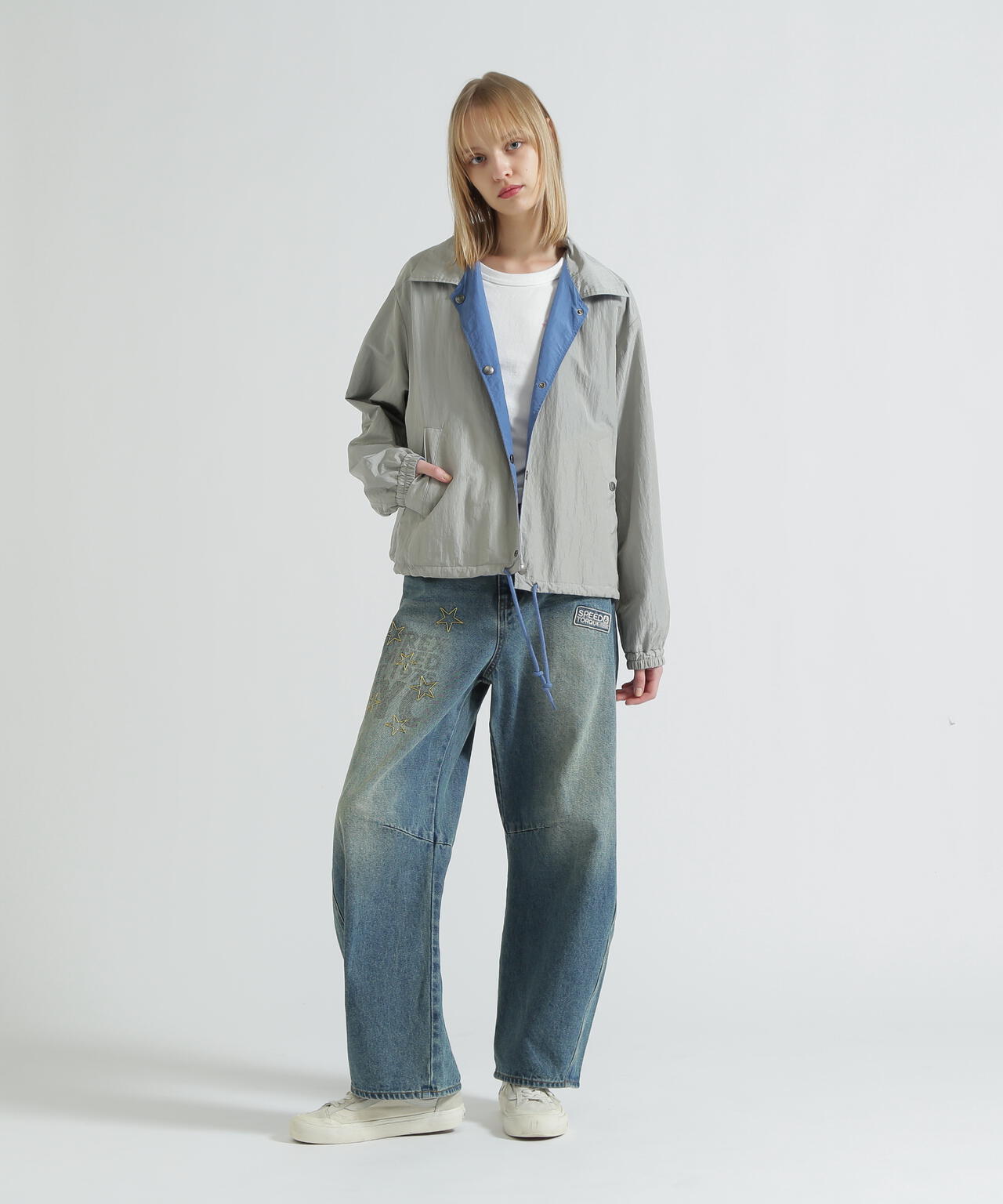AVIREX グレー ピーコート VA-35 WOMAN》NYLON REVERSIBLE JACKET | AVIREX（アヴィレックス） ｜【公式