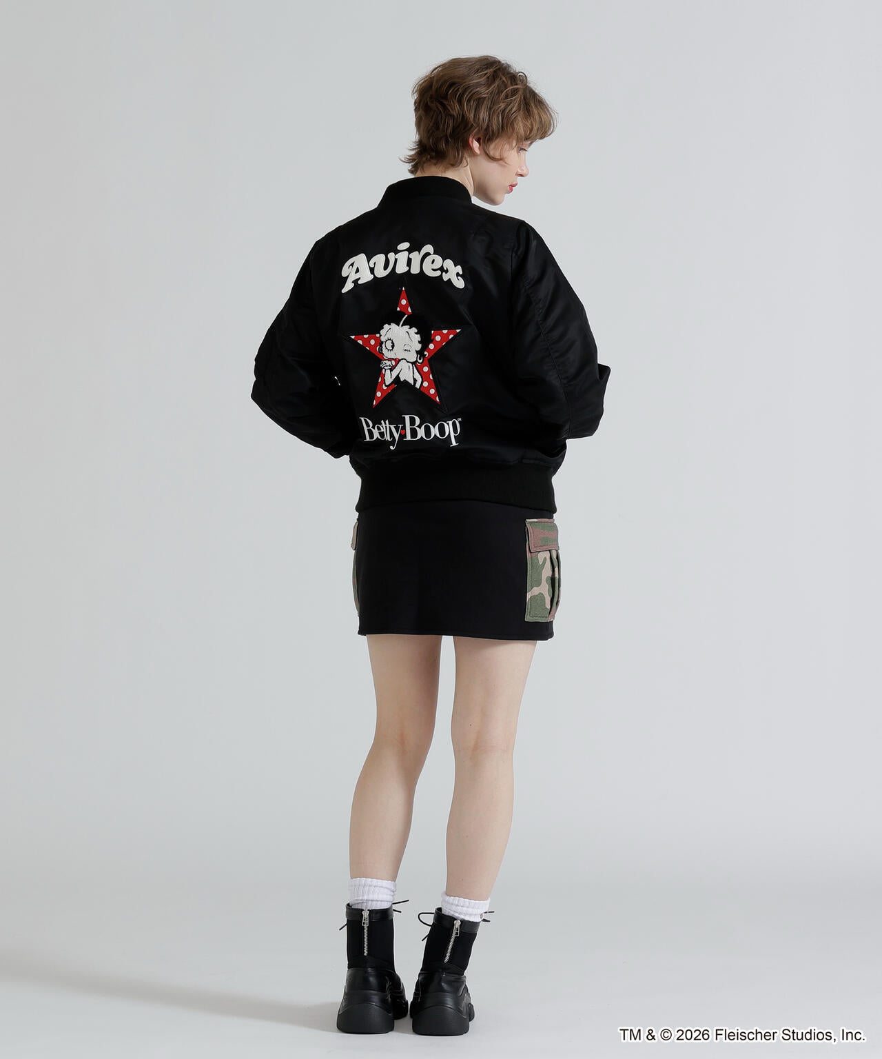 AVIREX × Betty Boop》LIGHT MA-1 | AVIREX（アヴィレックス
