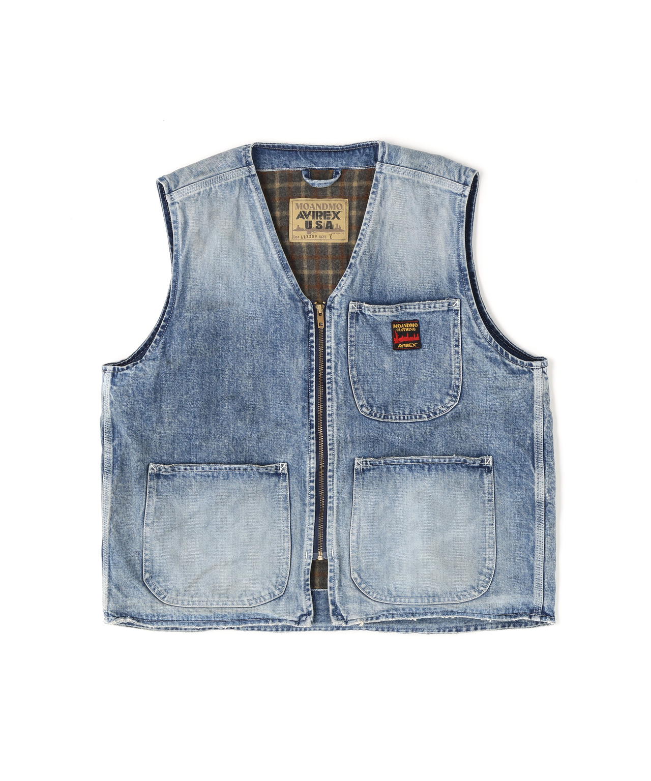 AVIREX｜MOANDMO CLOTHING》DENIM WORK VEST | AVIREX（アヴィレックス