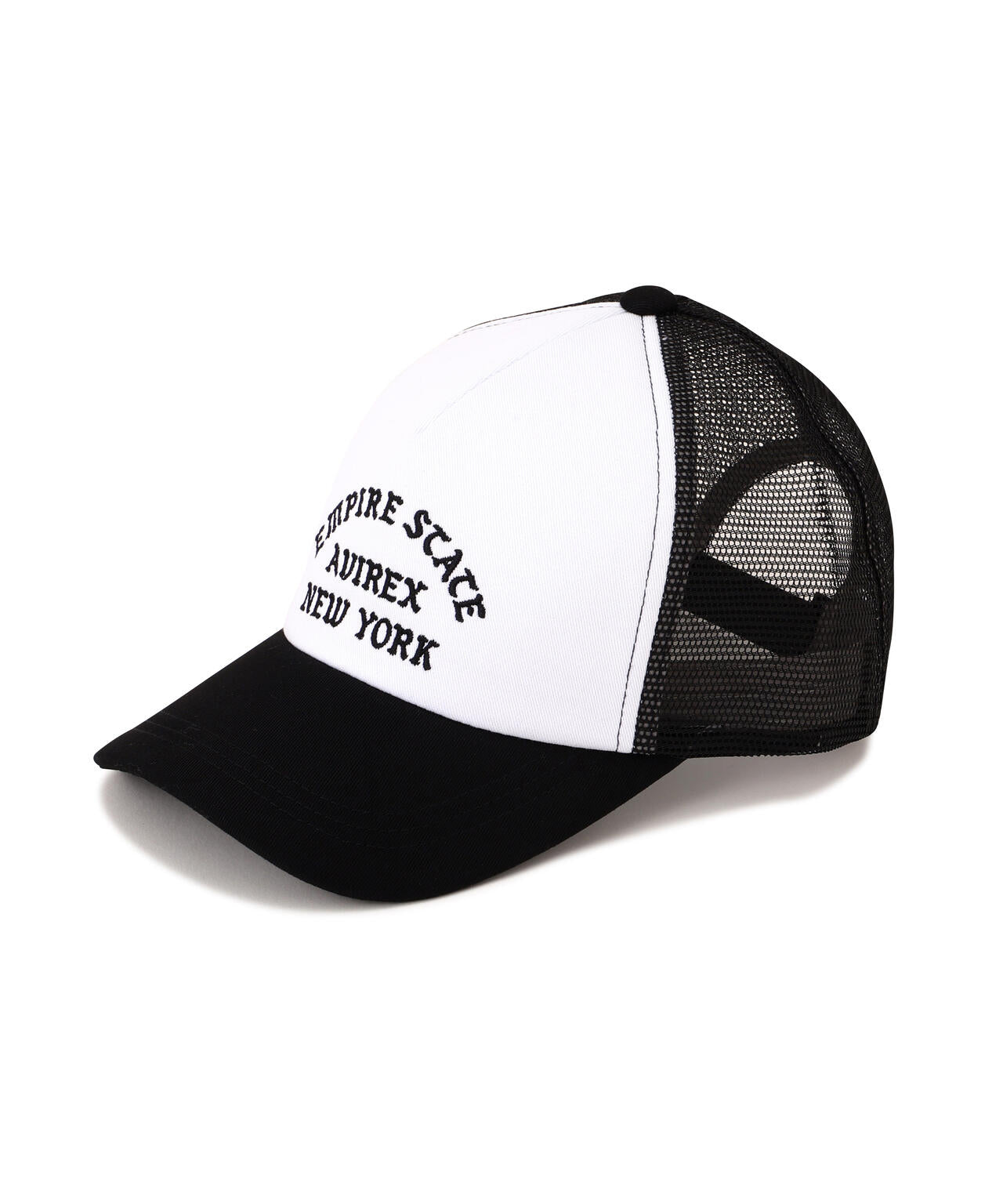 に*こ様 Avirex キャップ ホワイト/ブラック VARSITY LOGO TWILL MESH CAP | AVIREX（アヴィレックス） ｜【公式
