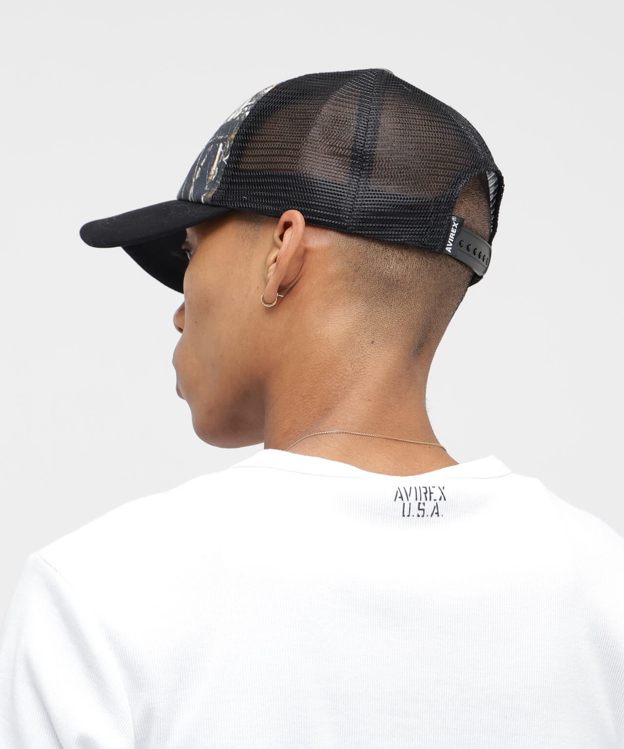 VARSITY LOGO TWILL MESH CAP