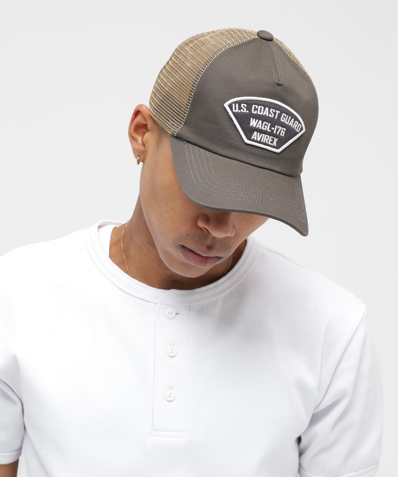 MILITARY WAPPEN TWILL MESH CAP | AVIREX（アヴィレックス） ｜【公式