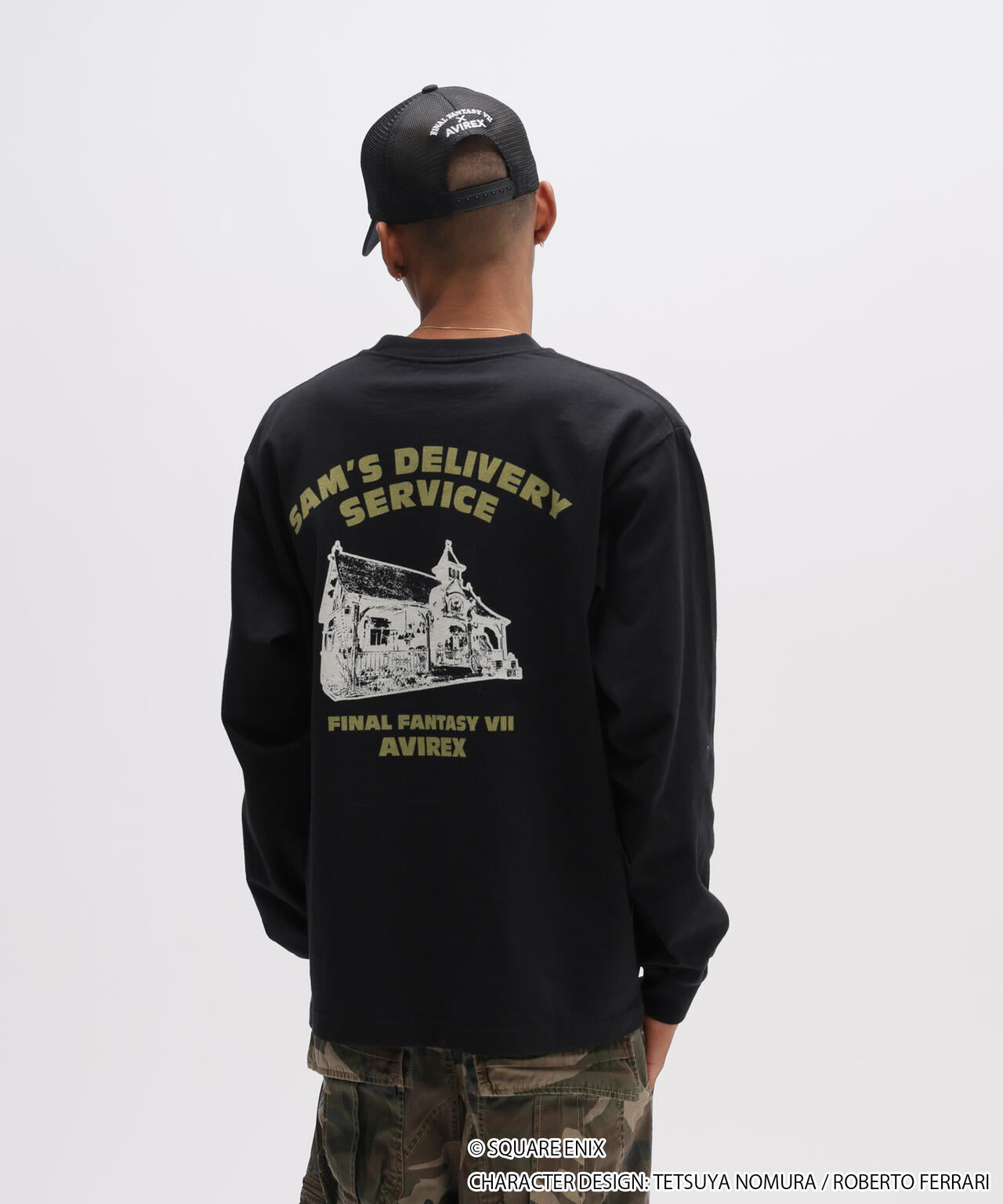 《AVIREX × FINAL FANTASY VII REMAKE》MESH CAP ”AVALANCHE”