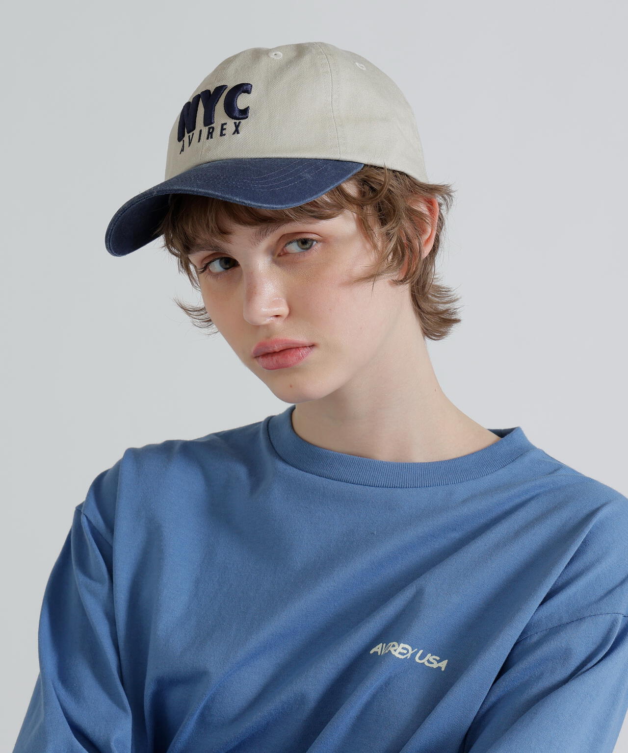 直営店限定》BICOLOR NYC CAP | AVIREX（アヴィレックス） ｜【公式