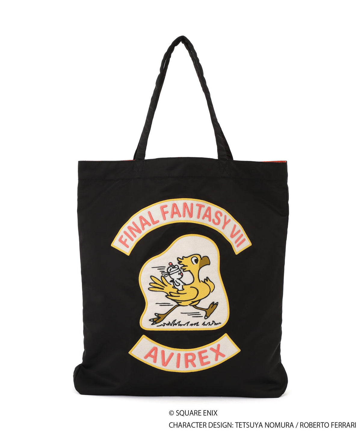 AVIREX × FINAL FANTASY VII REMAKE》FLIGHT NYLON TOTE BAG CHOCOBO 
