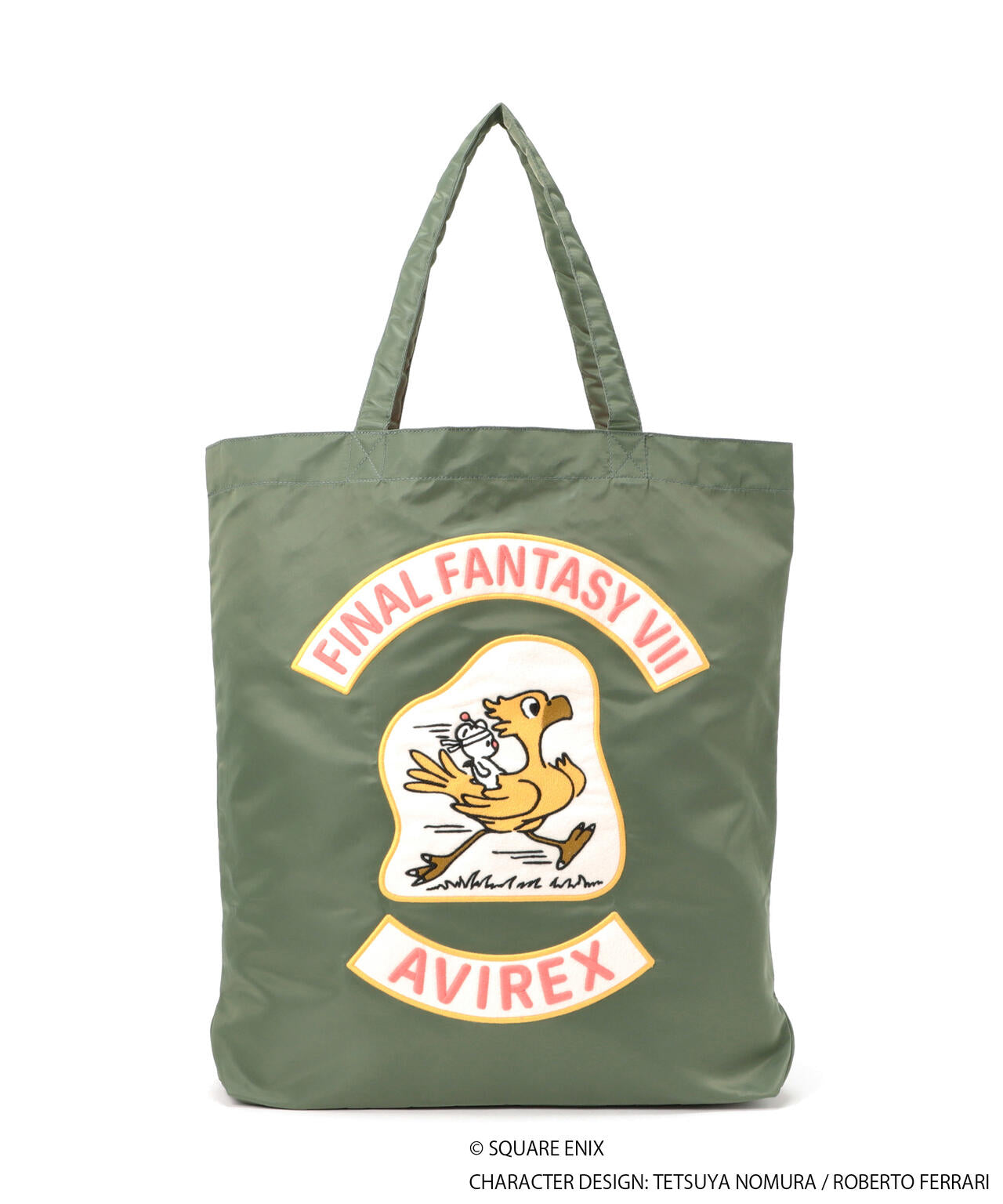 《AVIREX × FINAL FANTASY VII REMAKE》FLIGHT NYLON TOTE BAG CHOCOBO