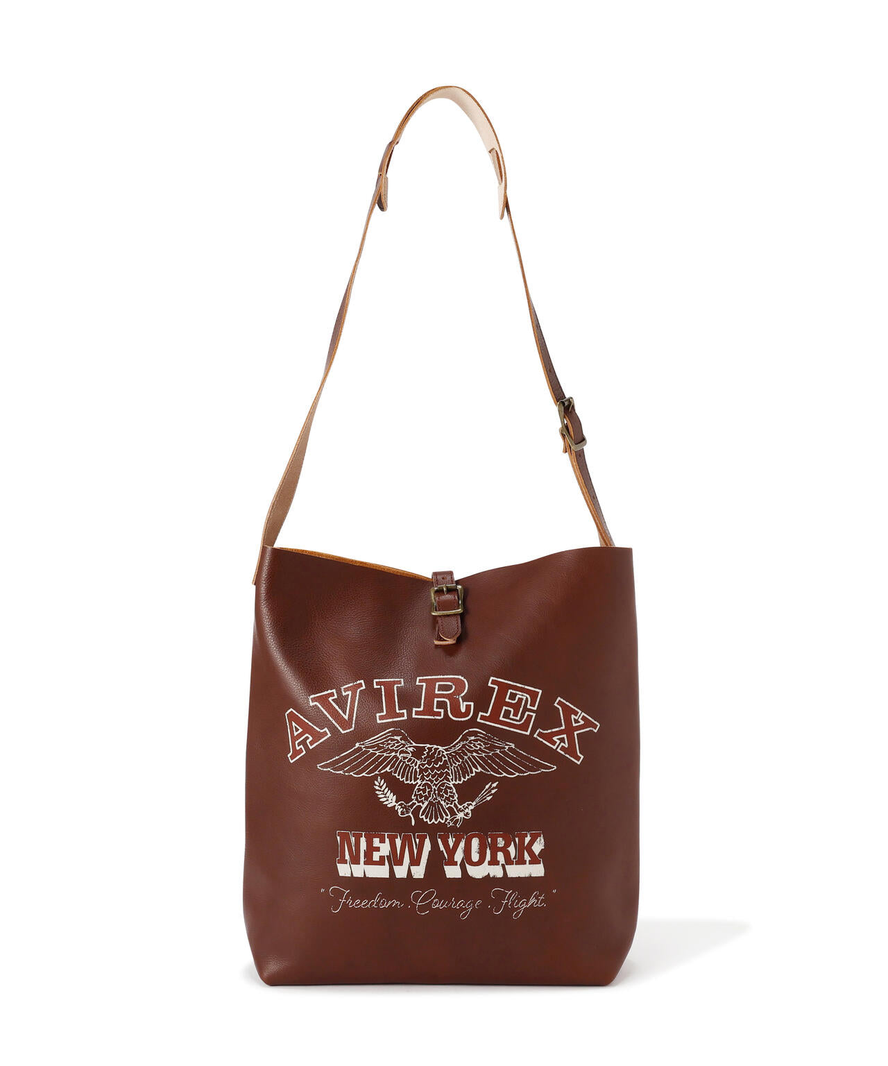 AVIREX 牛革 ダークブラウン トートバッグ JAPAN MADE LEATHER SHOULDER BAG | AVIREX（アヴィレックス