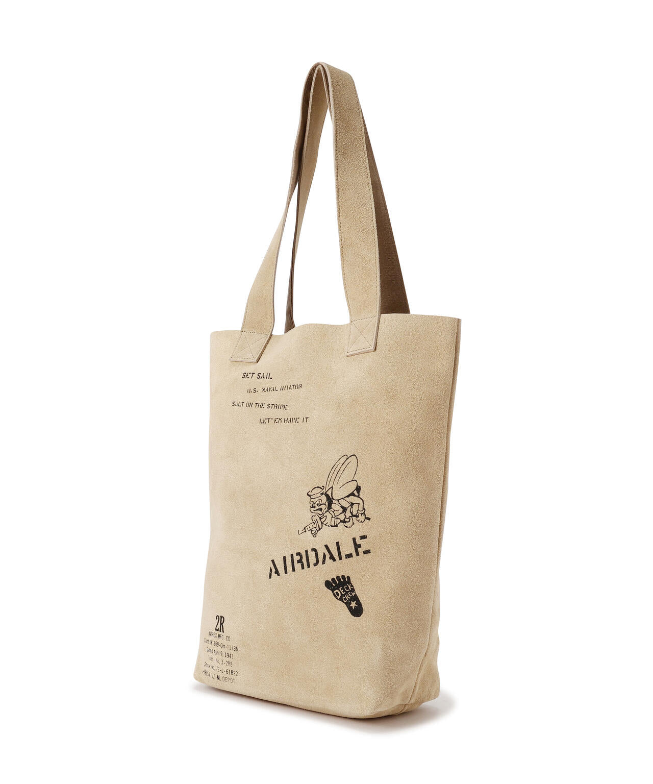 JAPAN MADE SUEDE TOTE BAG ”USN” | AVIREX（アヴィレックス
