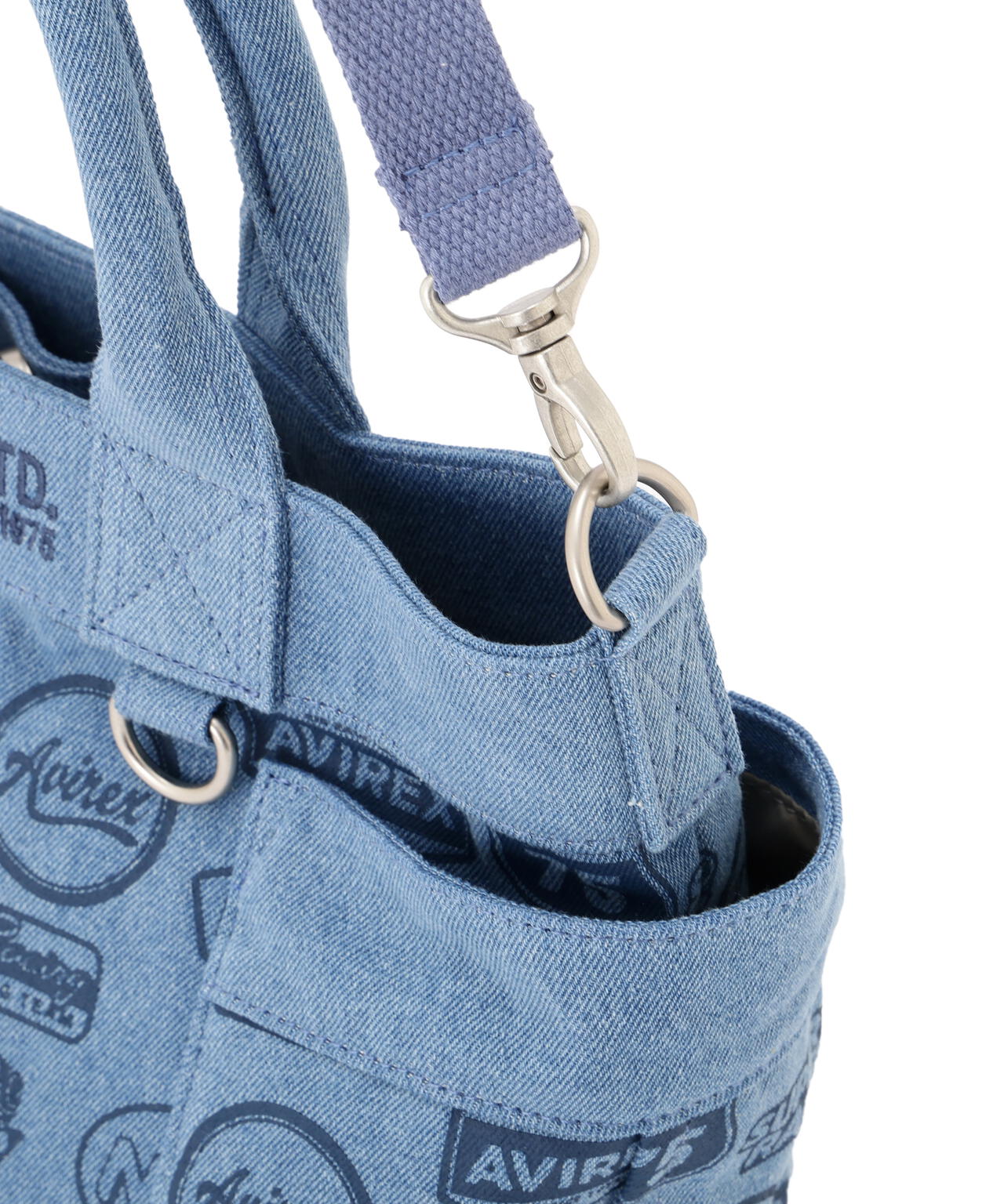 直営店限定》DENIM PATTERN MINI TOTE BAG | AVIREX（アヴィレックス