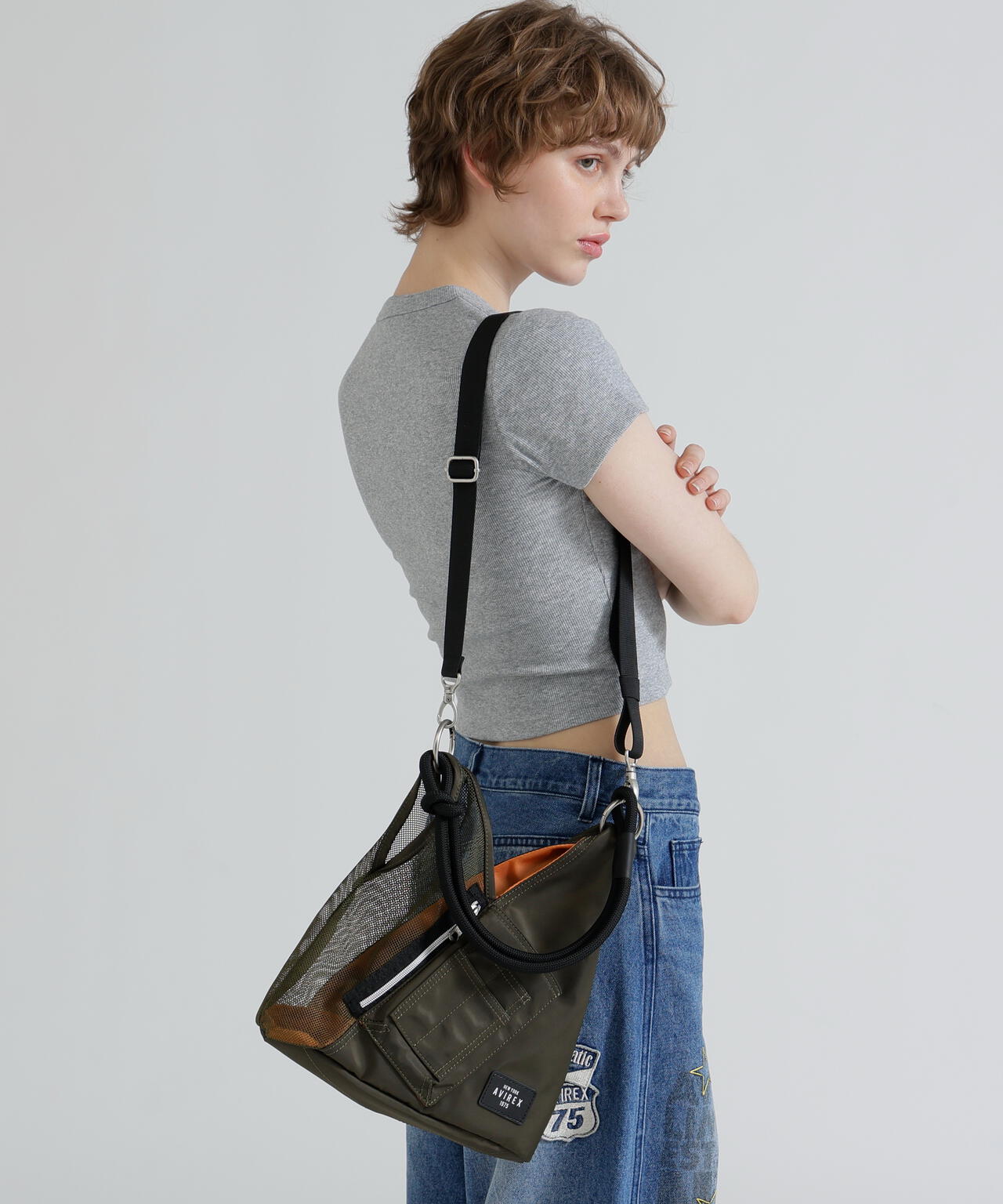 《直営店限定》MINI MESH TRIANGLE BAG