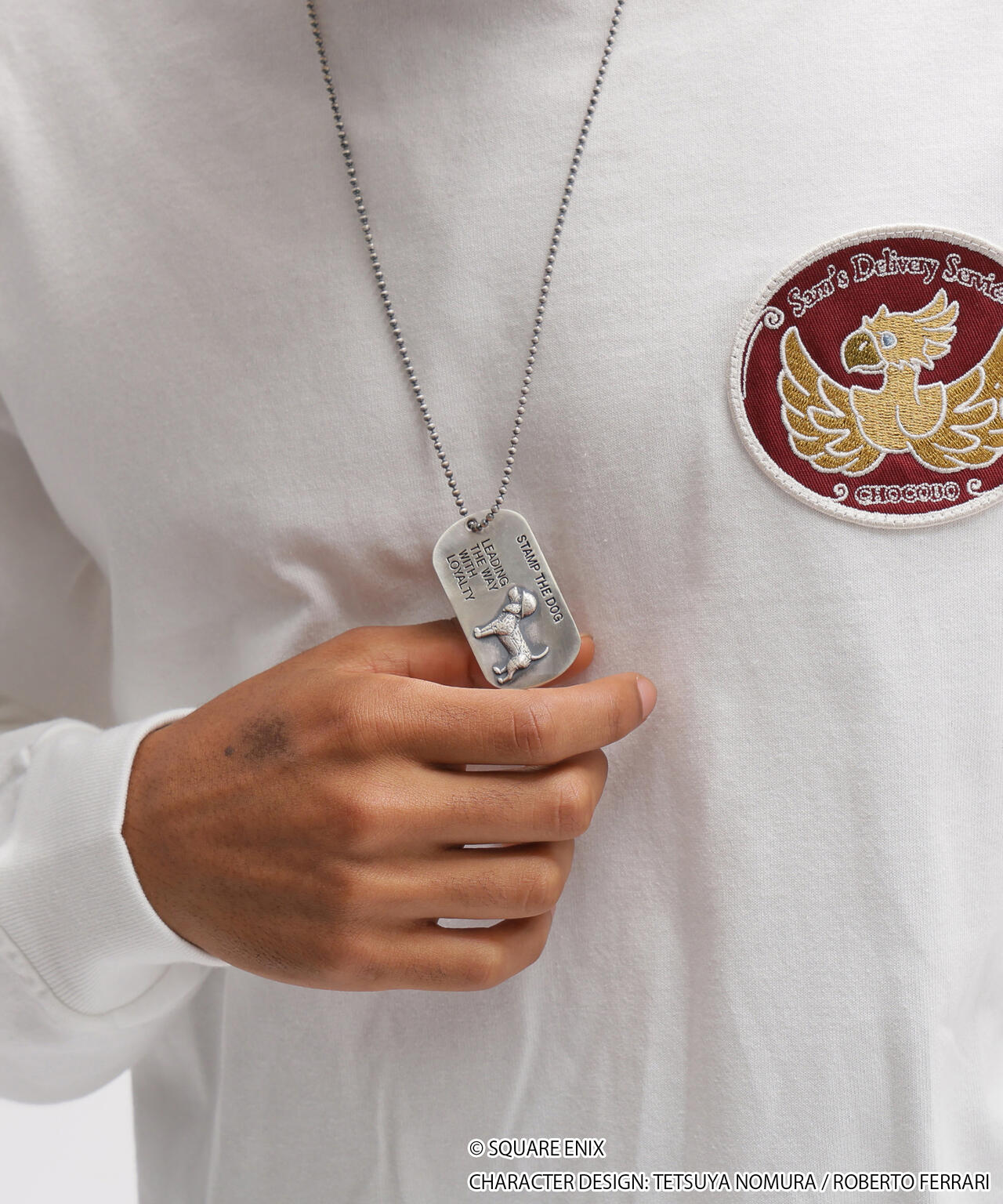 《AVIREX × FINAL FANTASY VII REMAKE》 DOG TAG STAMP THE DOG