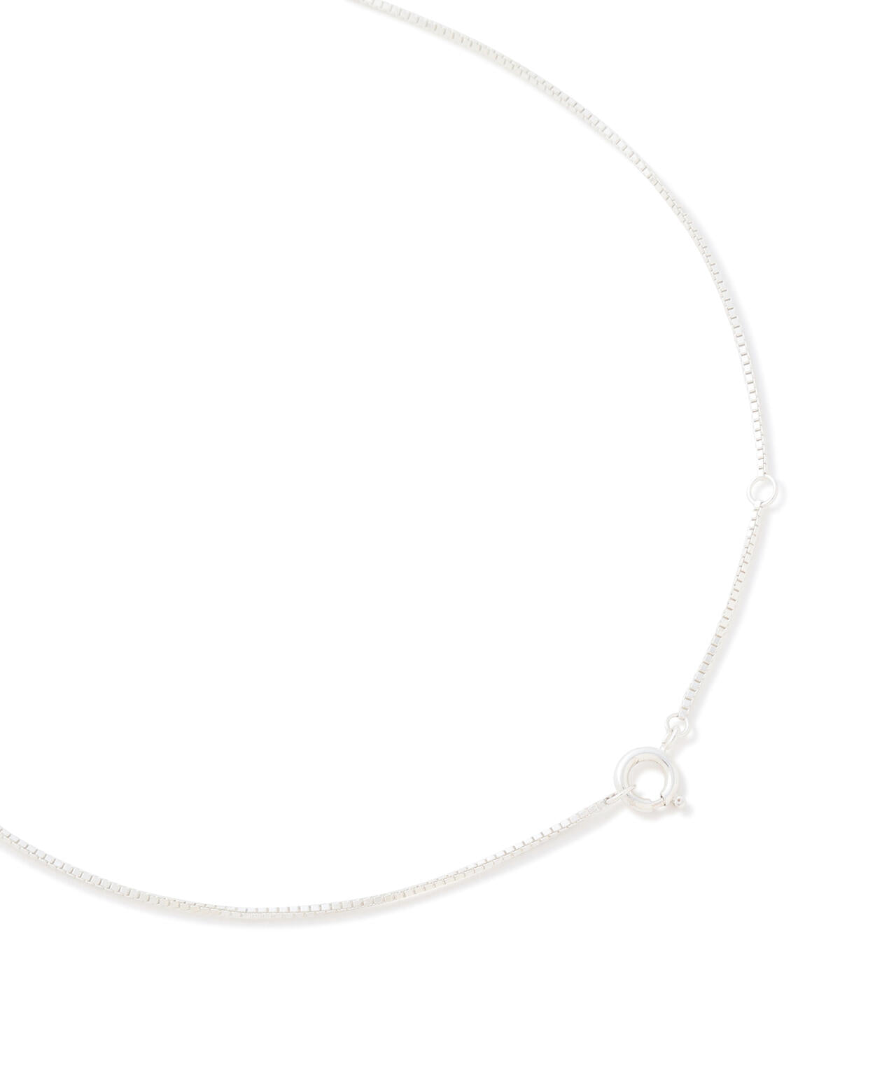 HEART HORSESHOE CZ NECKLACE（SILVER) by J.H.M CO.LTD.