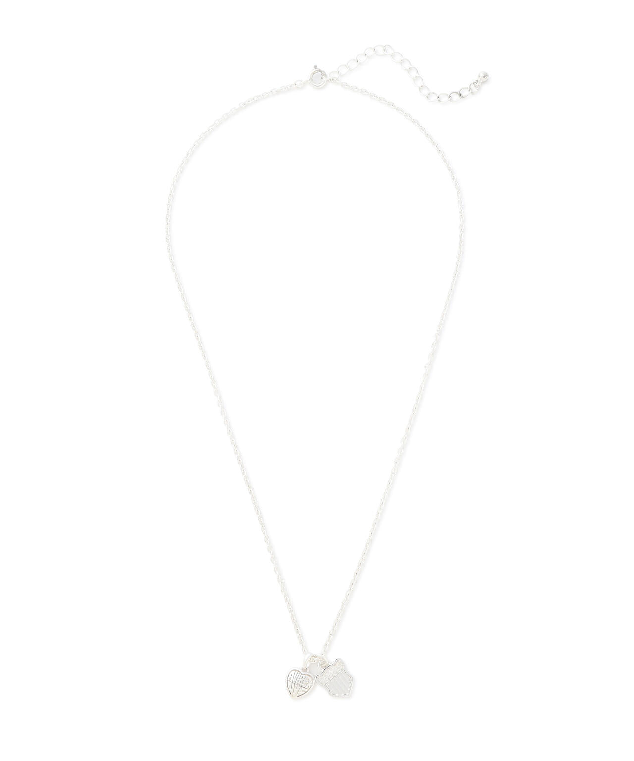 HEART 2TOP NECKLACE（SILVER)by J.H.M CO.LTD. | AVIREX
