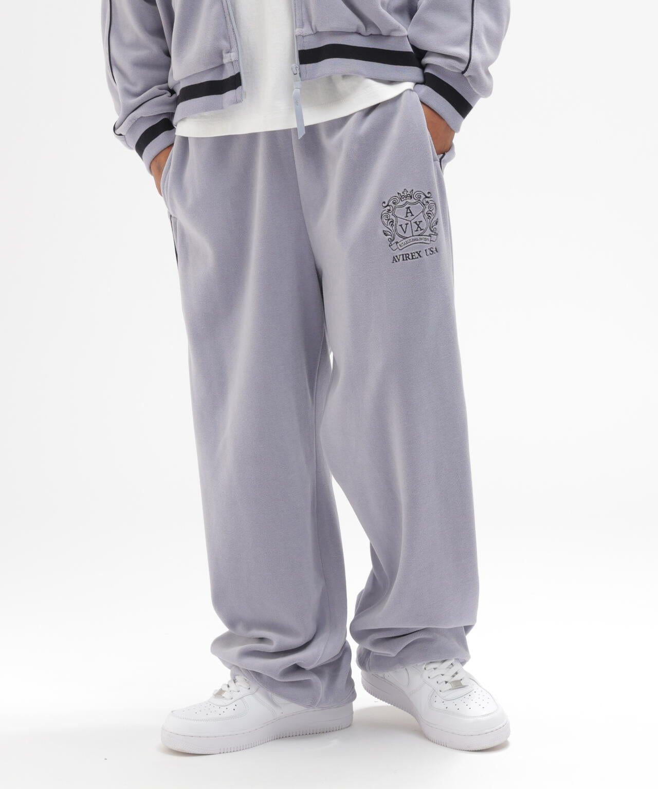 VELOUR TRACK PANTS | AVIREX（アヴィレックス） ｜【公式】通販mix