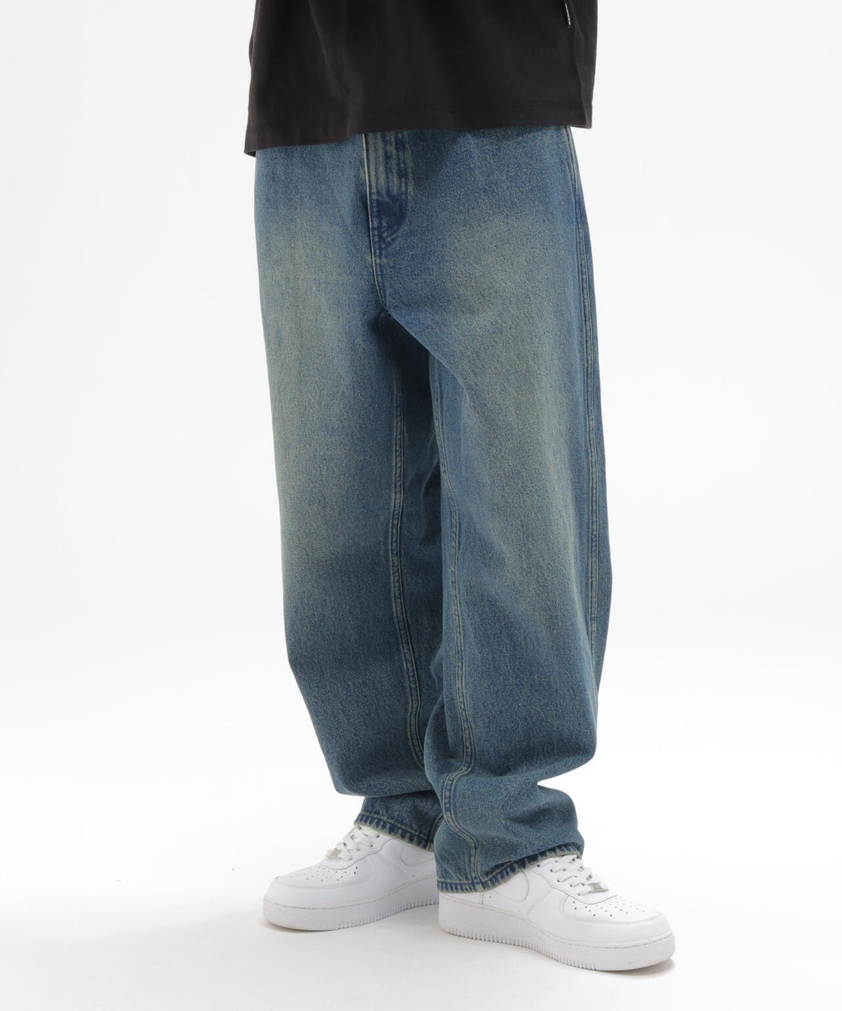 GOALERS EMBROIDERY DENIM PANTS