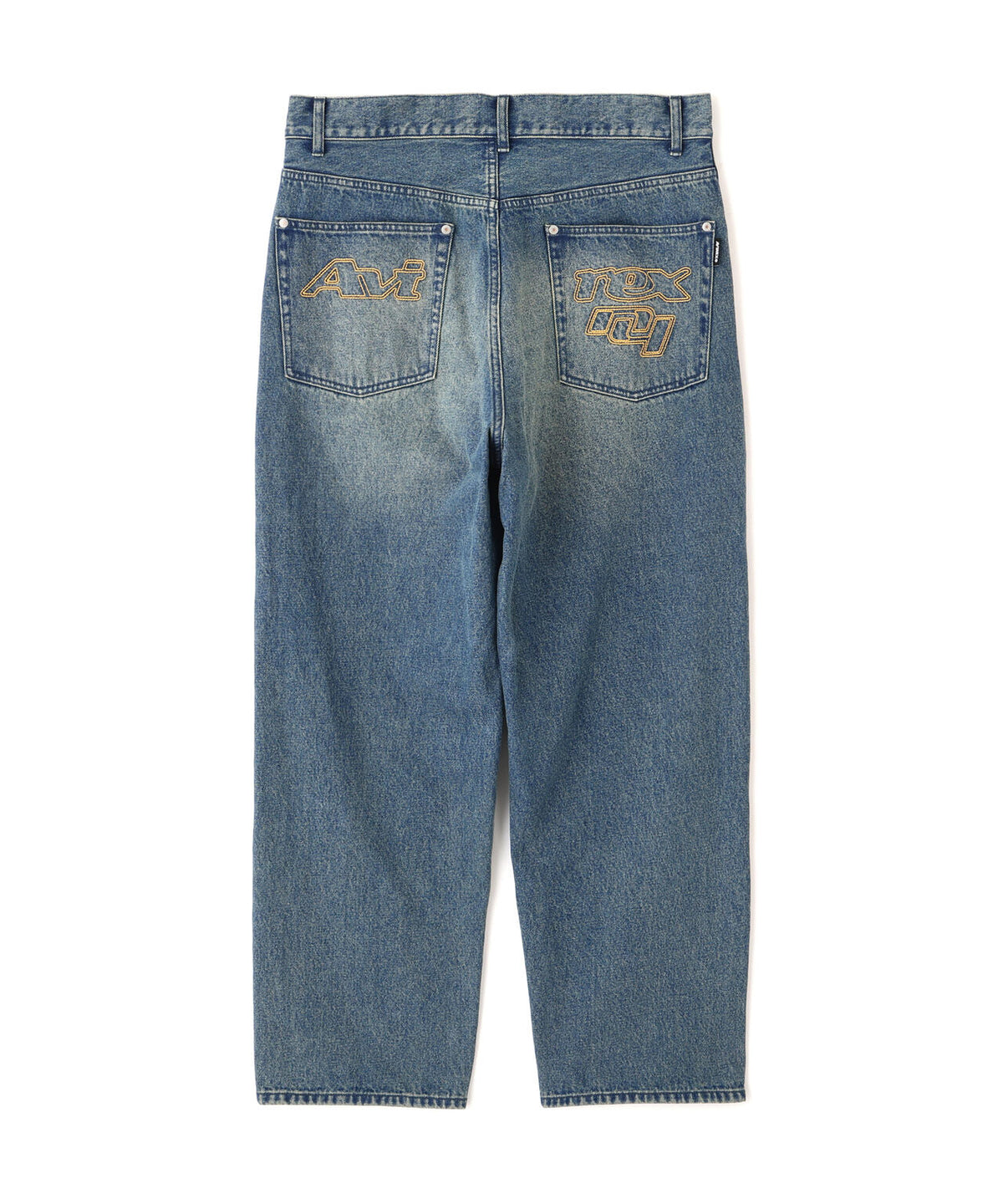 GOALERS EMBROIDERY DENIM PANTS