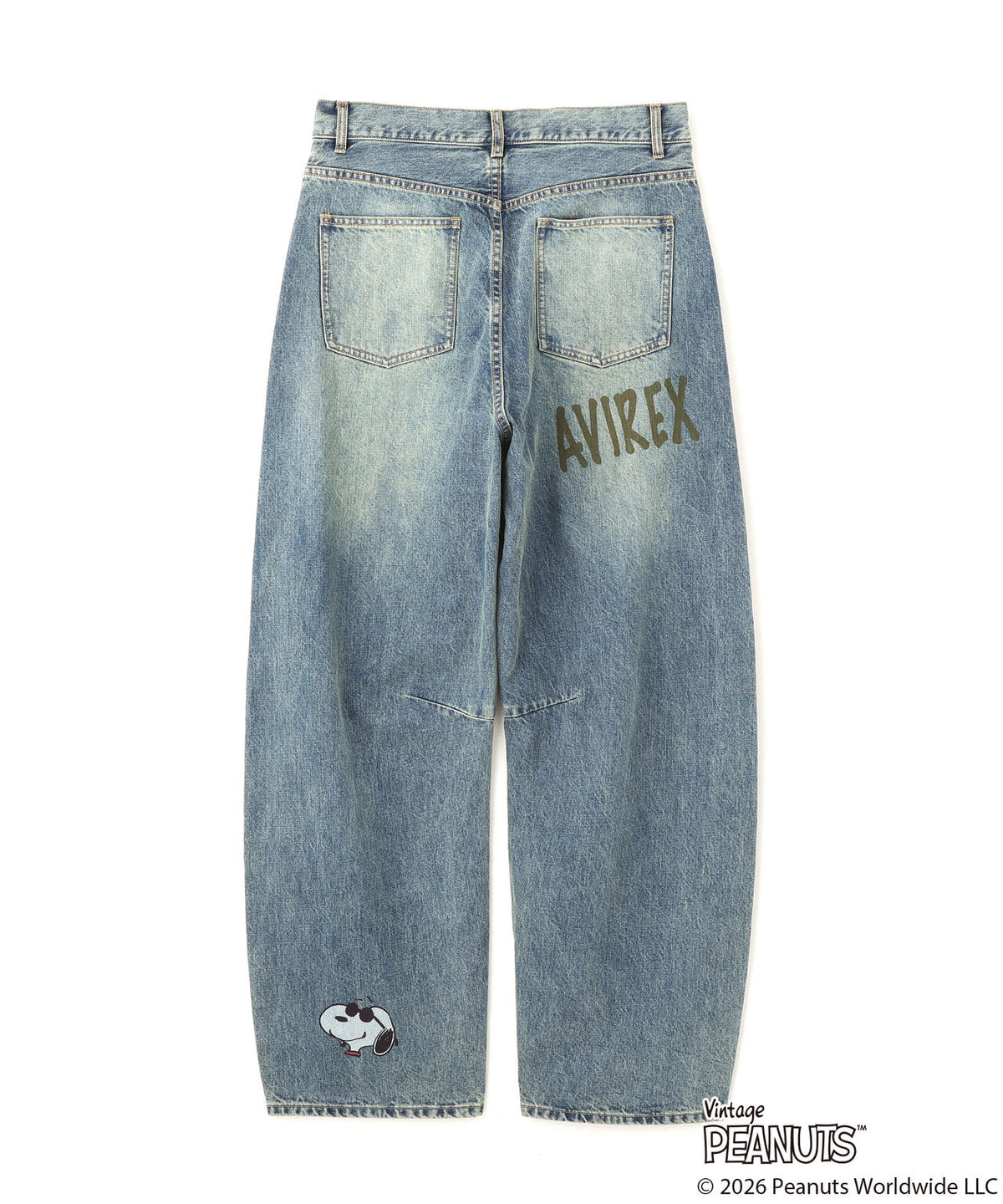 《AVIREX×PEANUTS》JOE COOL DENIM PANTS