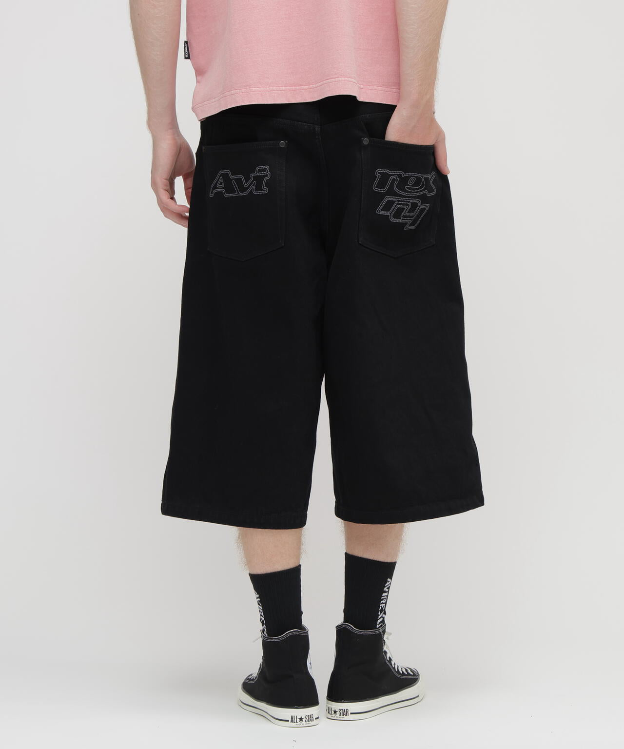 GOALERS EMBROIDERY DENIM SHORTS | AVIREX（アヴィレックス