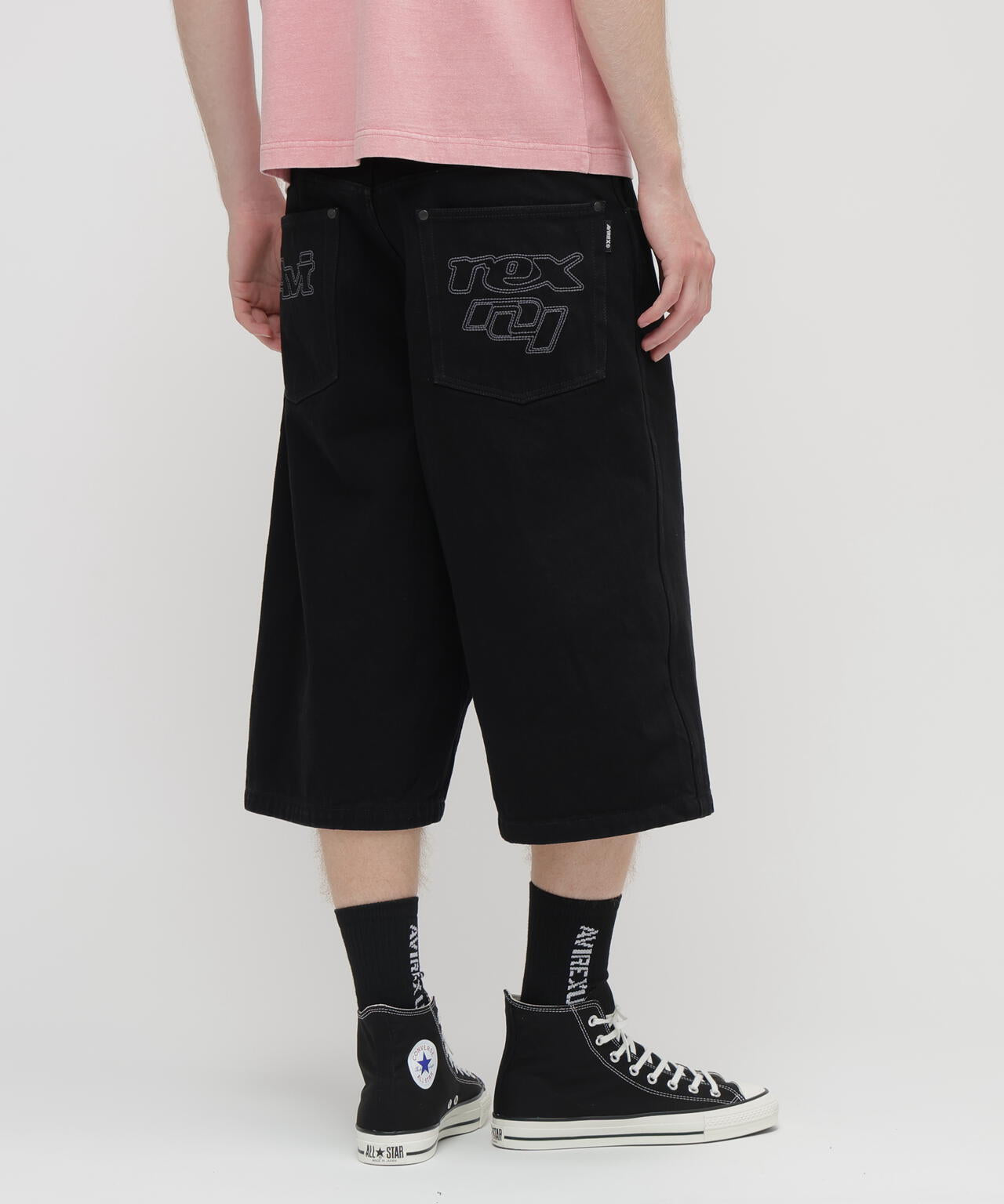 GOALERS EMBROIDERY DENIM SHORTS | AVIREX（アヴィレックス