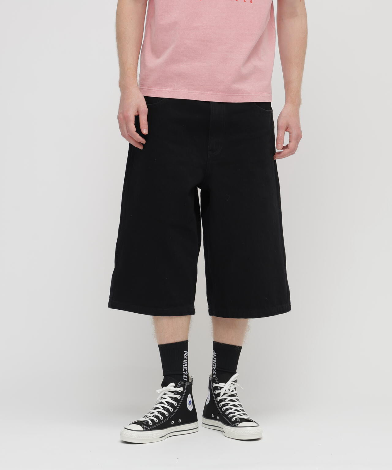 GOALERS EMBROIDERY DENIM SHORTS | AVIREX（アヴィレックス