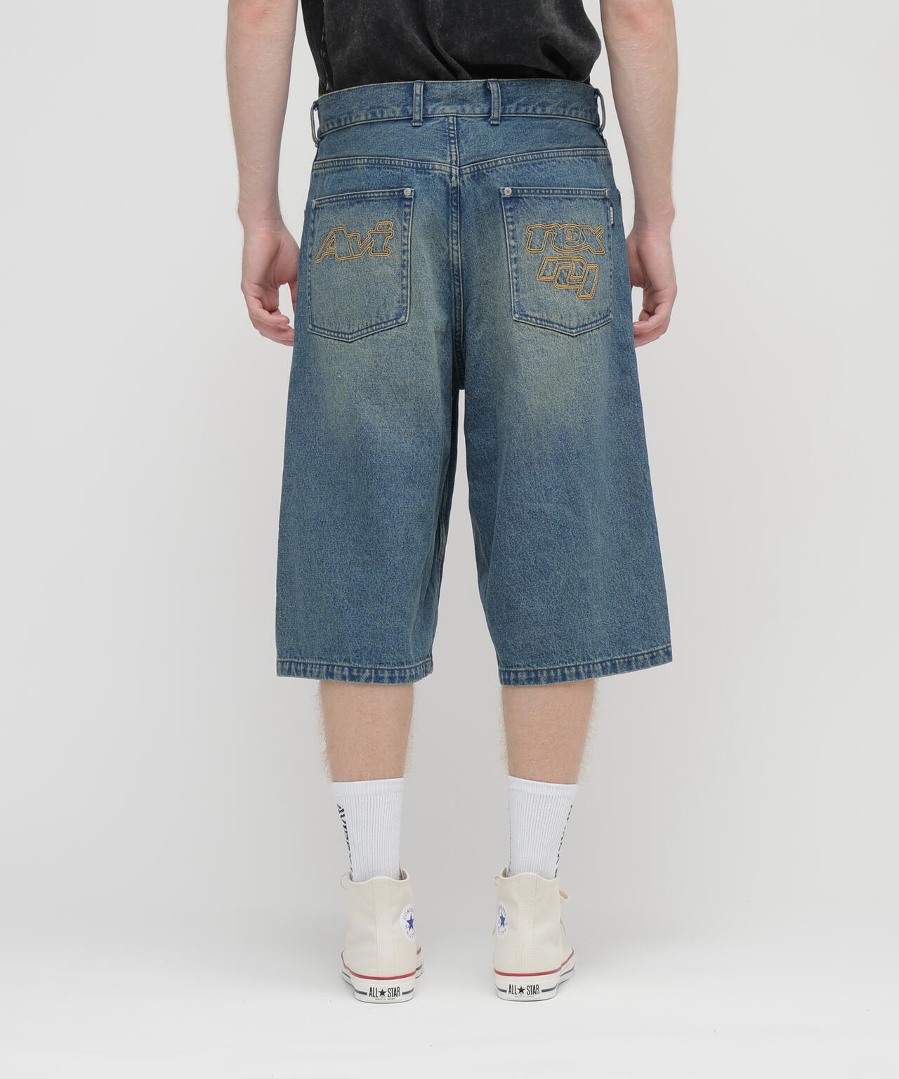 GOALERS EMBROIDERY DENIM SHORTS | AVIREX（アヴィレックス