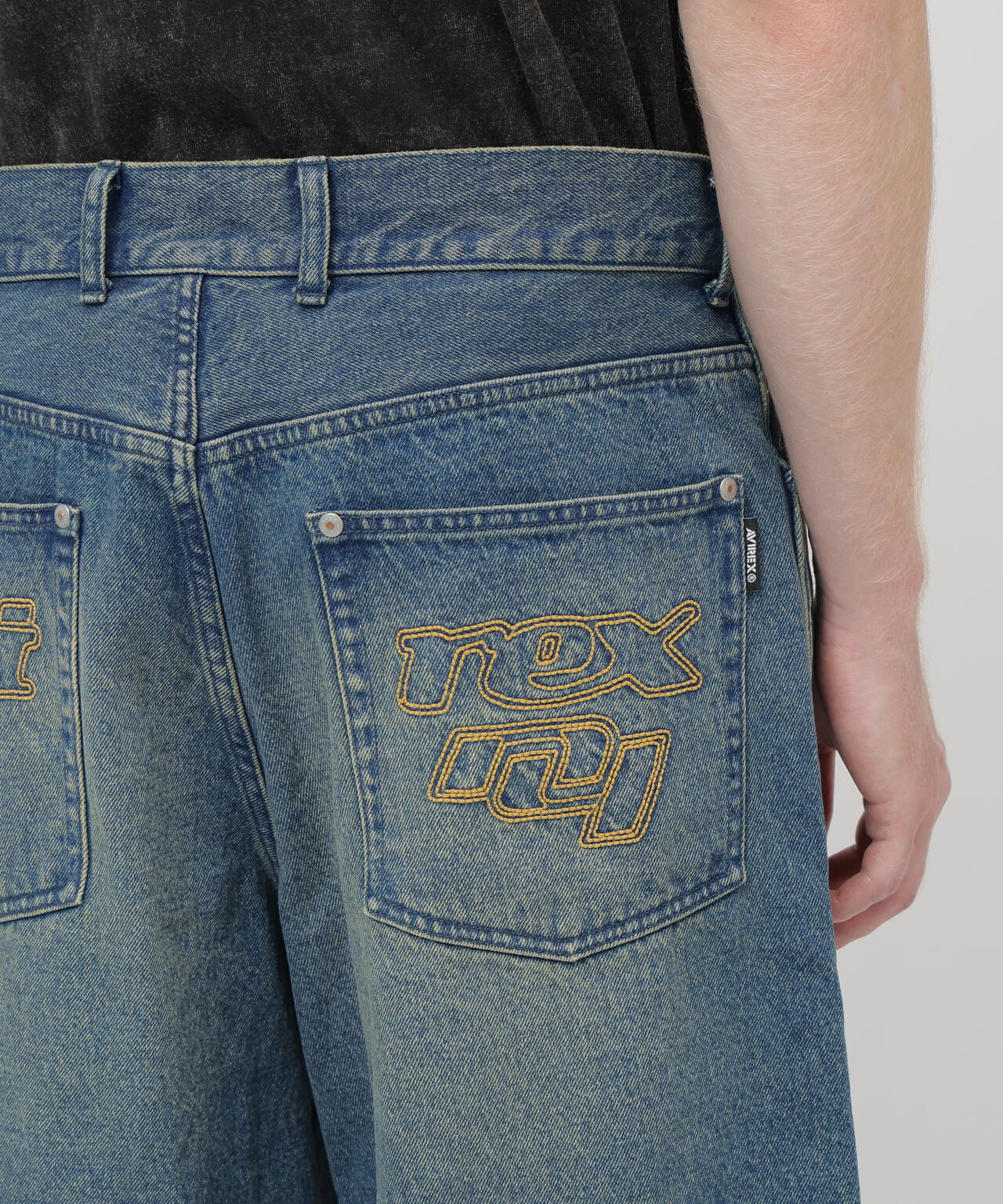 GOALERS EMBROIDERY DENIM SHORTS | AVIREX（アヴィレックス