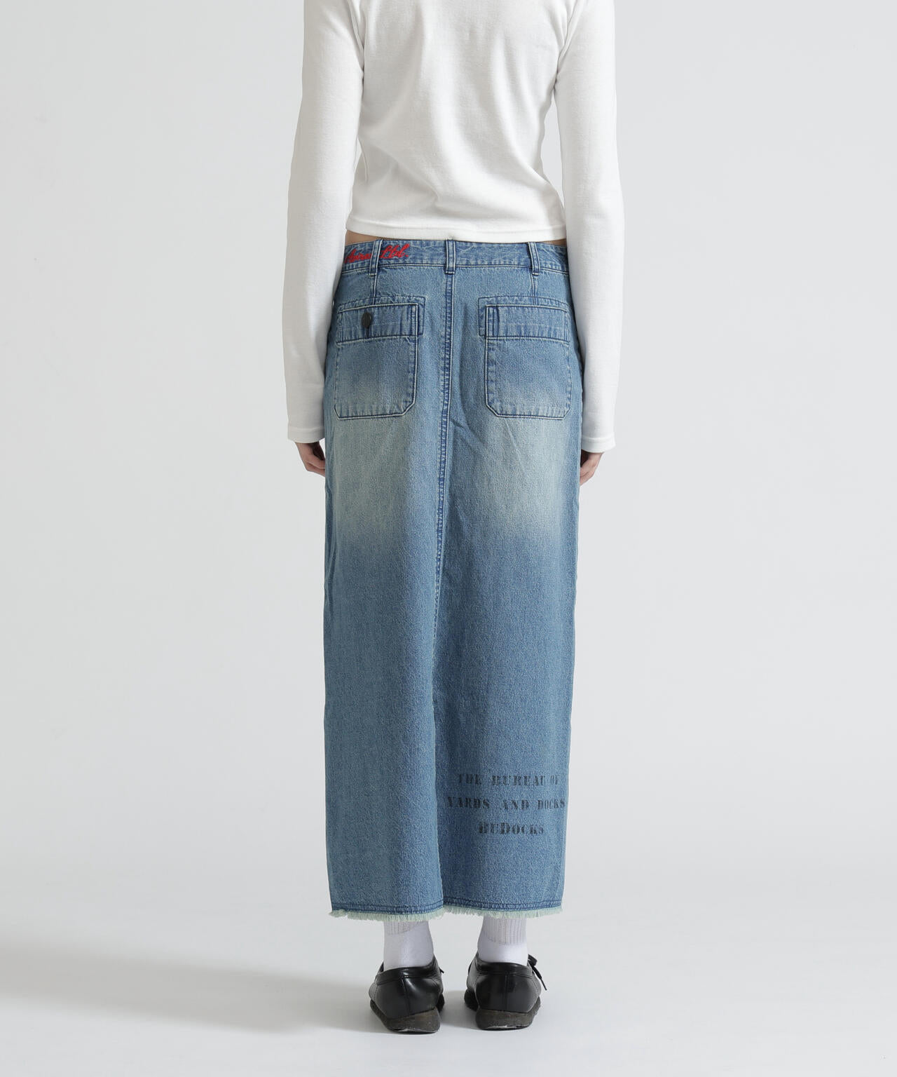 《NAVAL COLLECTION》SAILOR DENIM LONG SKIRT
