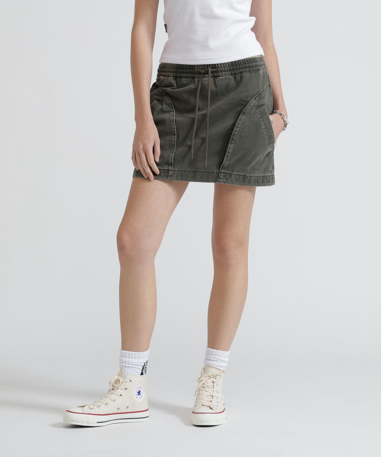 《NAVAL COLLECTION》POCKET DETAILE MINI SKIRT