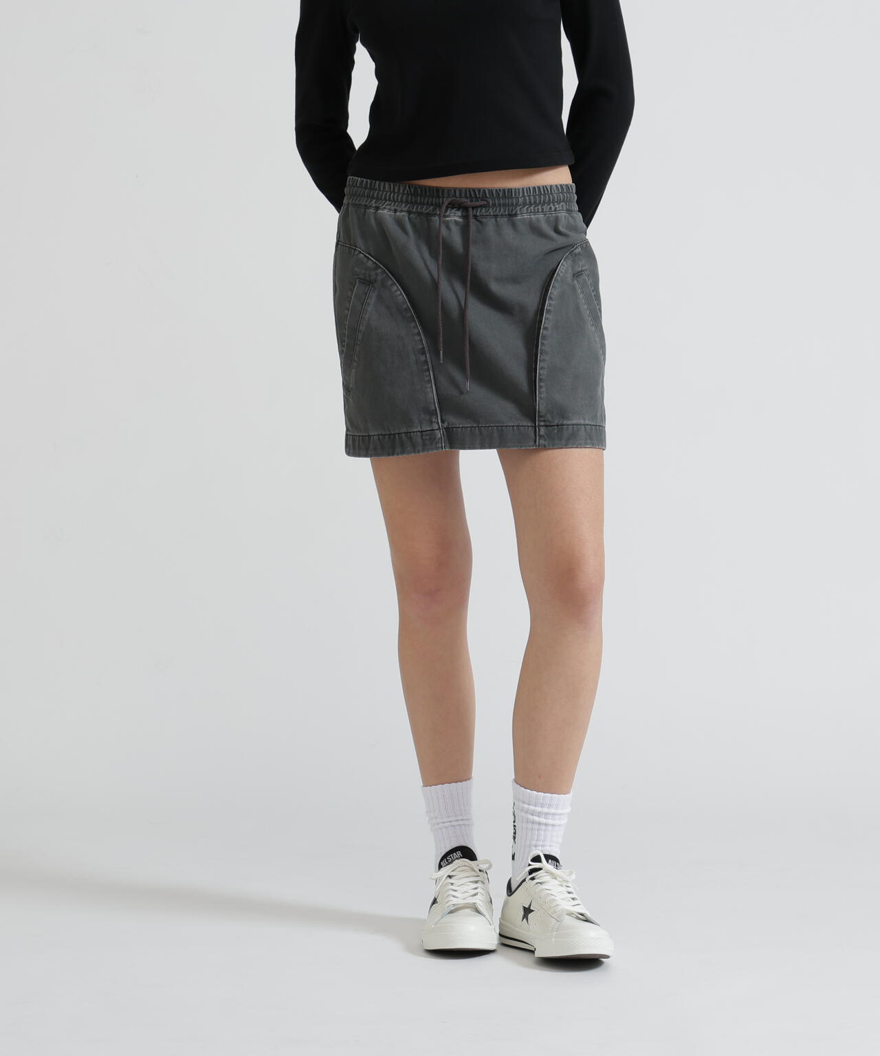 《NAVAL COLLECTION》POCKET DETAILE MINI SKIRT