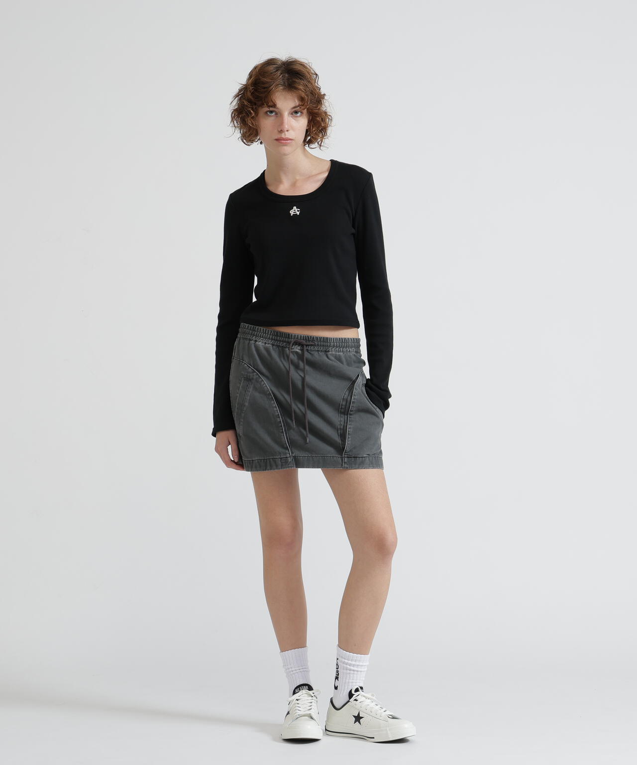 《NAVAL COLLECTION》POCKET DETAILE MINI SKIRT