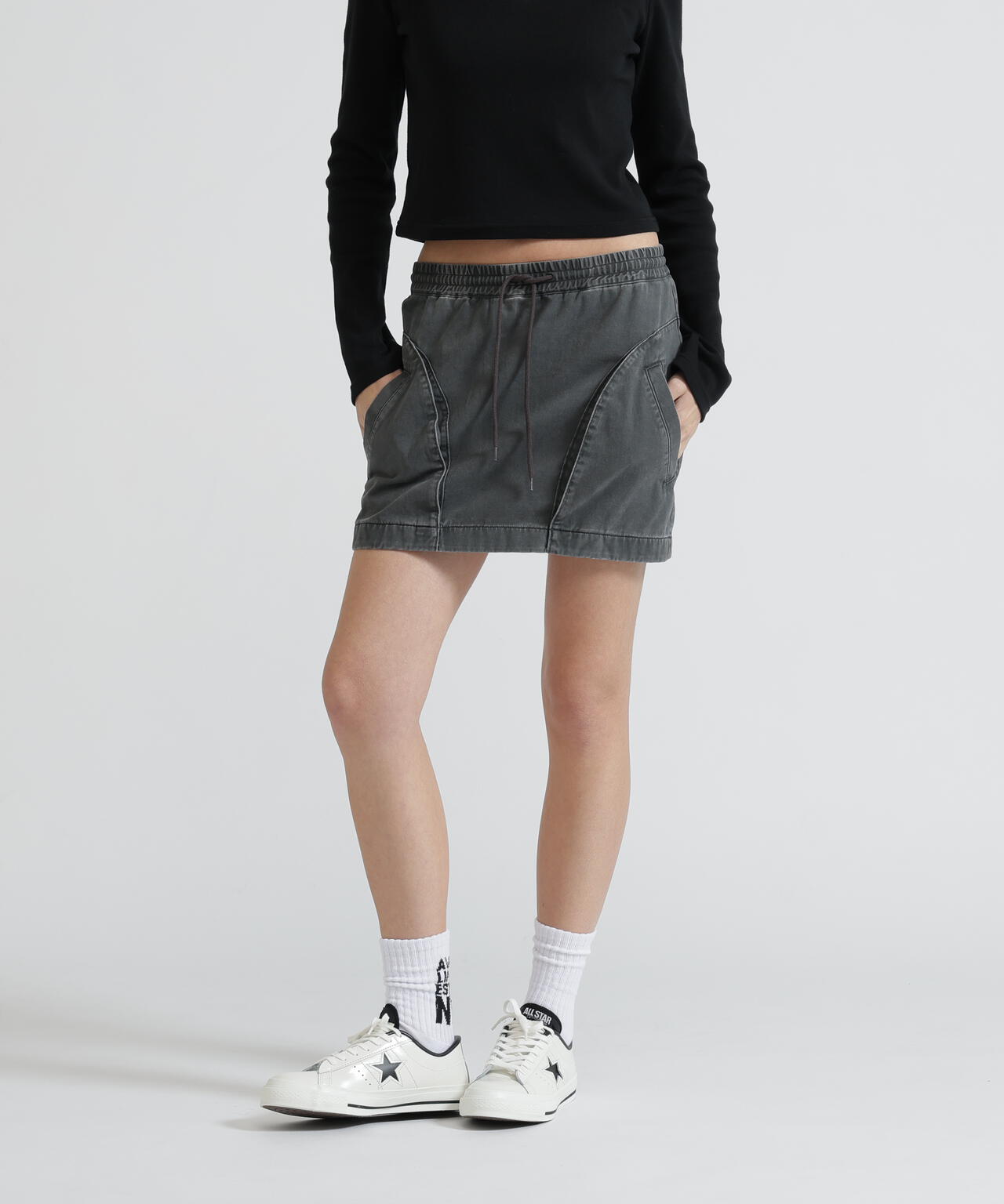 《NAVAL COLLECTION》POCKET DETAILE MINI SKIRT