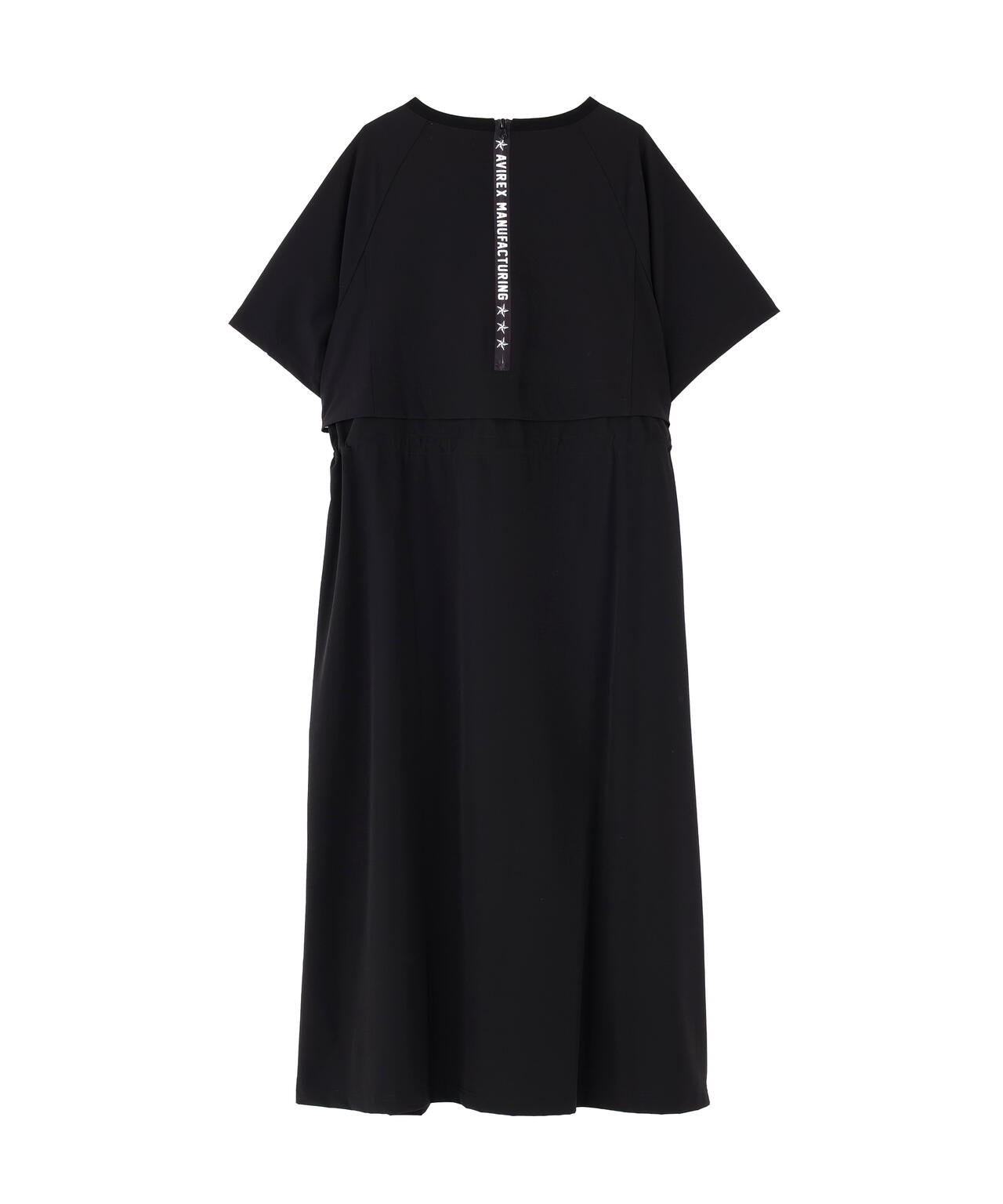 直営店限定》RAGLAN SLEEVE LOGO PRINT ZIP ACTIVE ONE PIECE | AVIREX
