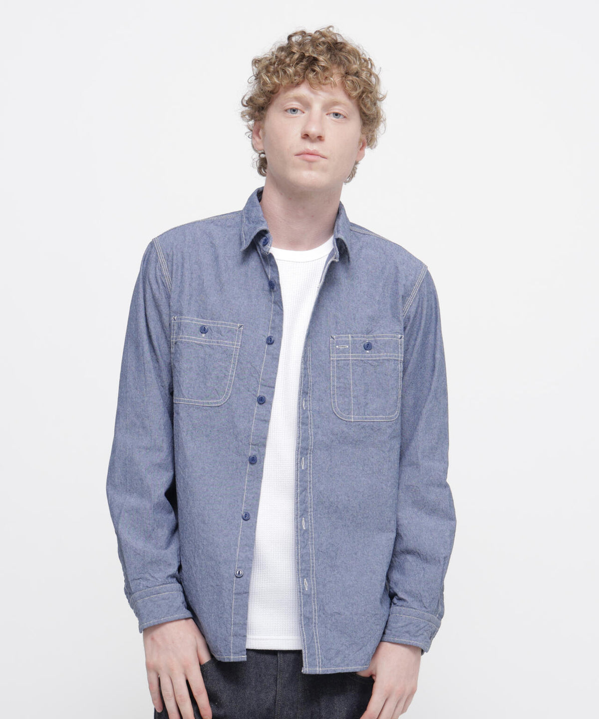 《WEB＆DEPOT限定》CHAMBRAY SHIRT