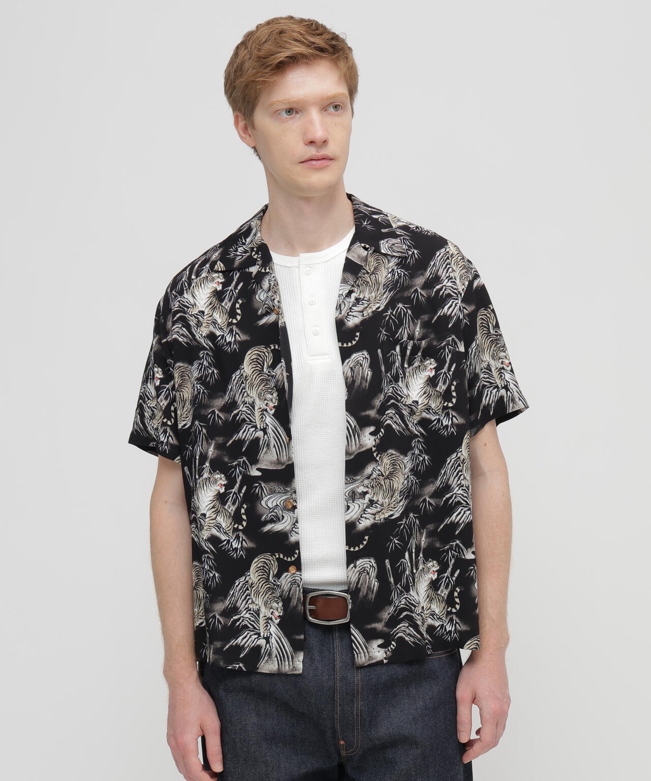 ALOHA SHIRT”TIGER & BAMBOO” | AVIREX（アヴィレックス） ｜【公式