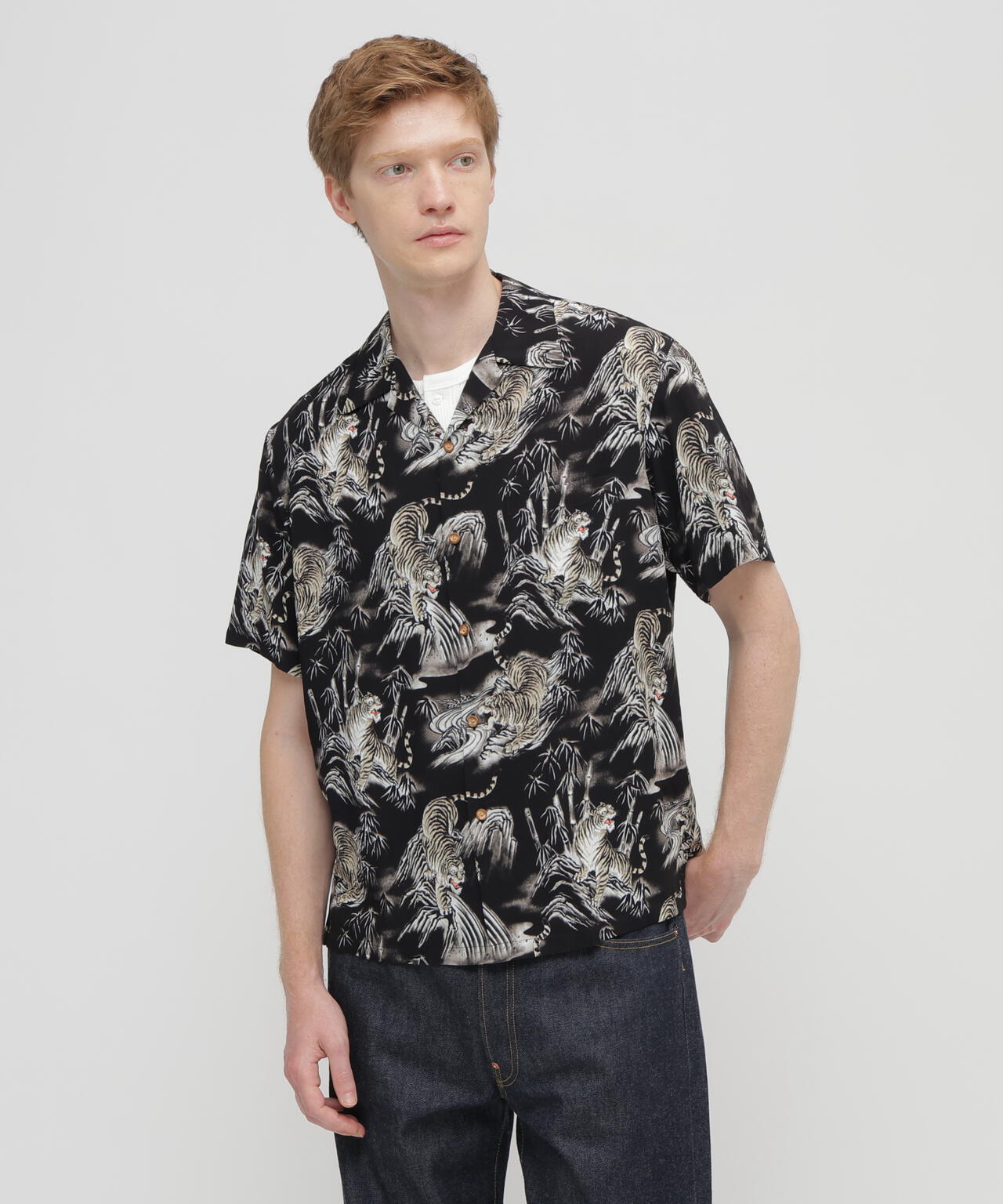 ALOHA SHIRT”TIGER & BAMBOO” | AVIREX（アヴィレックス） ｜【公式