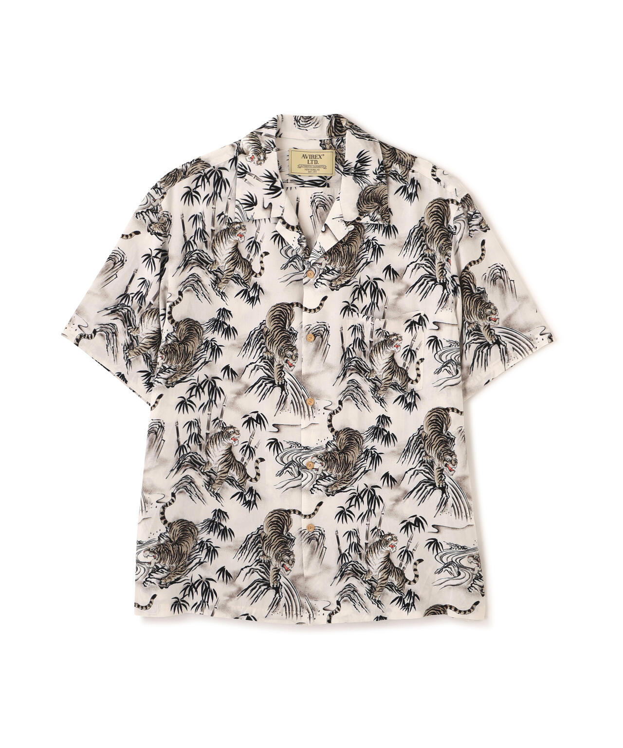 ALOHA SHIRT”TIGER & BAMBOO” | AVIREX（アヴィレックス） ｜【公式