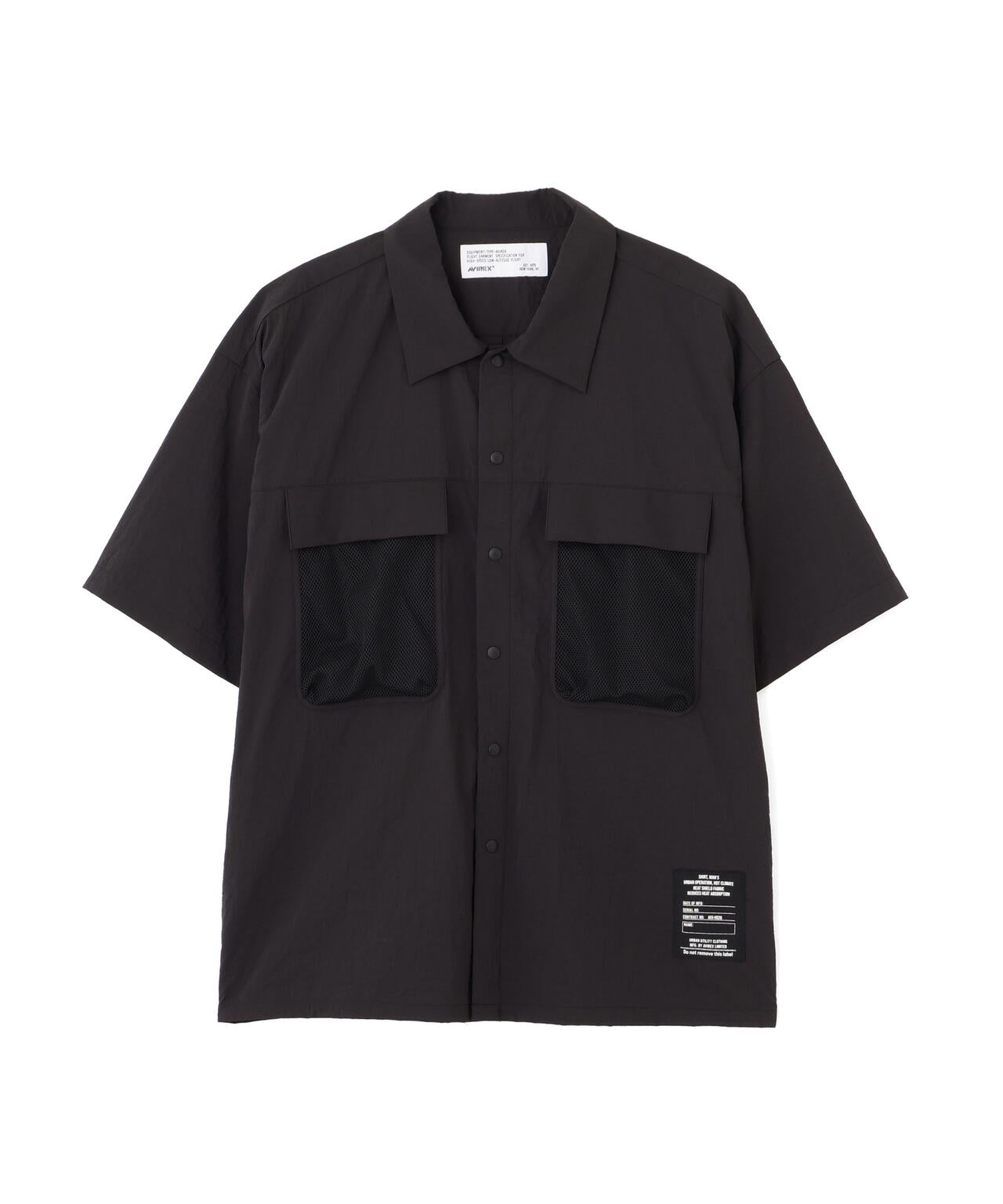 URBAN GEAR》HEAT SHIELD MESH POCKET NYLON SHIRT | AVIREX