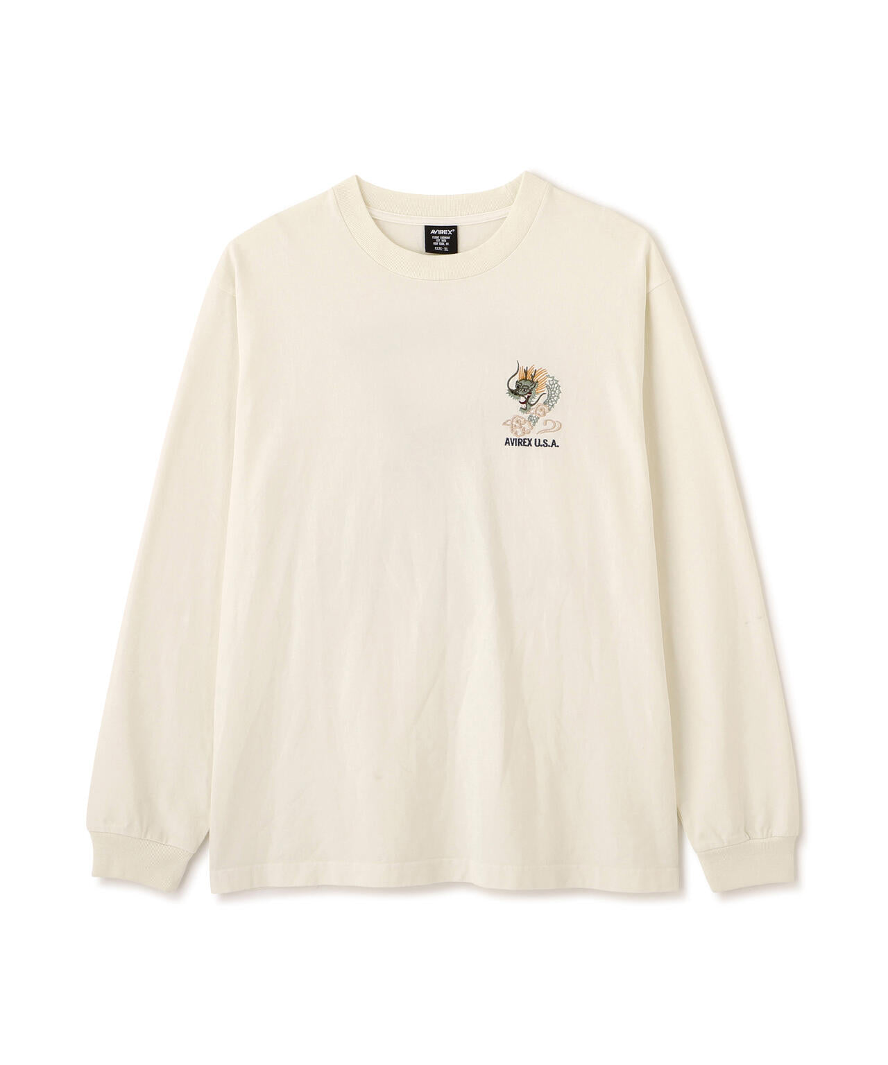 《NAVAL COLLECTION》SOUVENIR EMBROIDERY LONG SLEEVE T-SHIRT