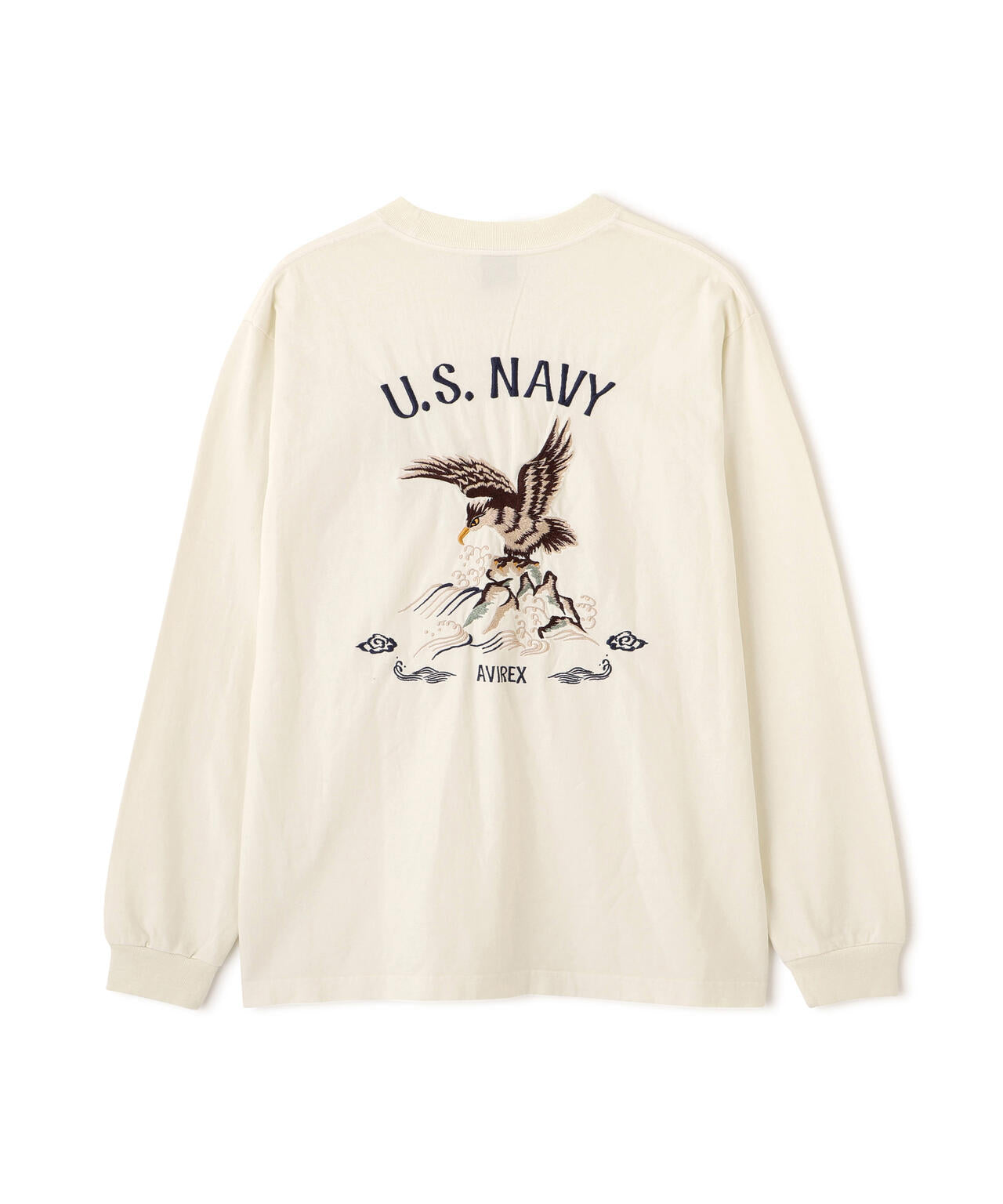 《NAVAL COLLECTION》SOUVENIR EMBROIDERY LONG SLEEVE T-SHIRT