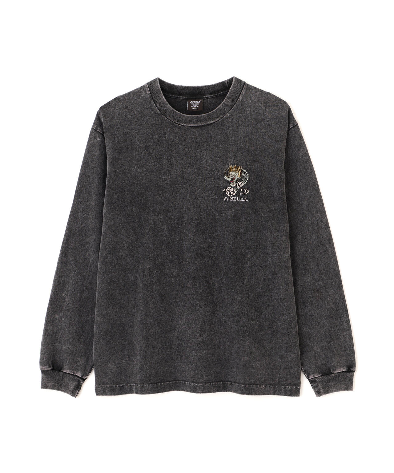 《NAVAL COLLECTION》SOUVENIR EMBROIDERY LONG SLEEVE T-SHIRT