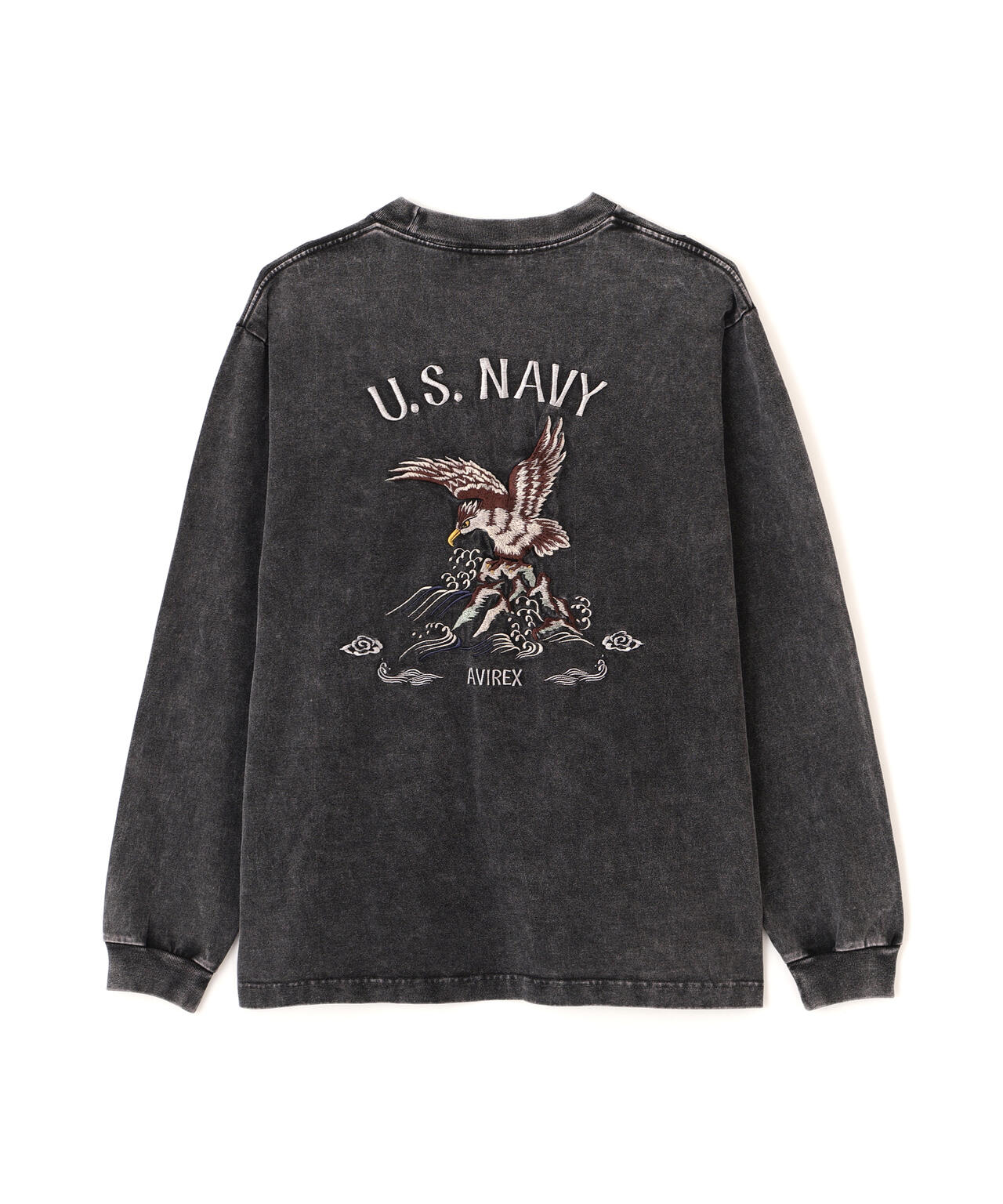 《NAVAL COLLECTION》SOUVENIR EMBROIDERY LONG SLEEVE T-SHIRT