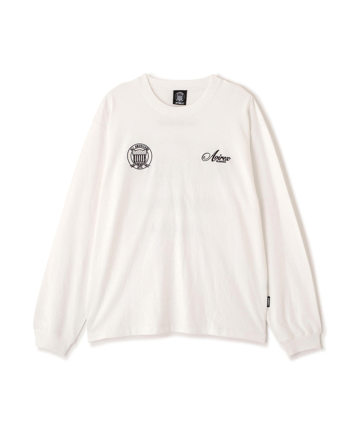 STITCH EMBROIDERY LOGO L/S T-SHIRT