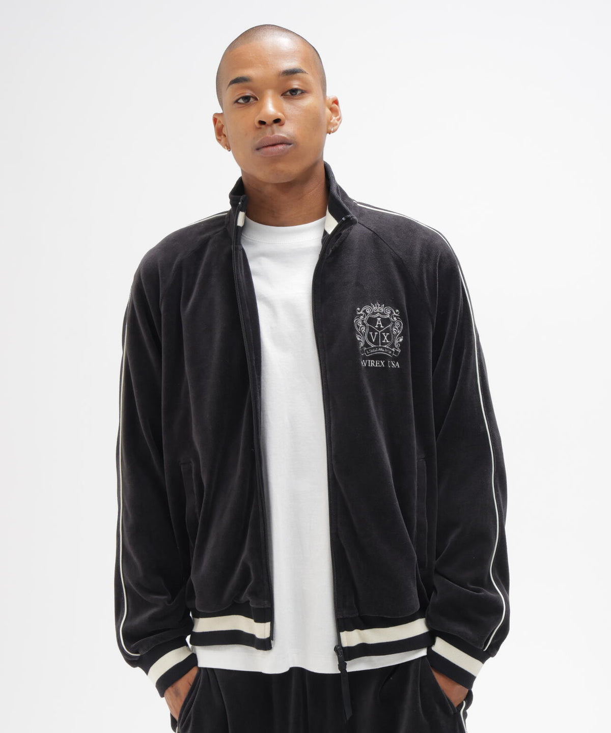 VELOUR TRACK JACKET