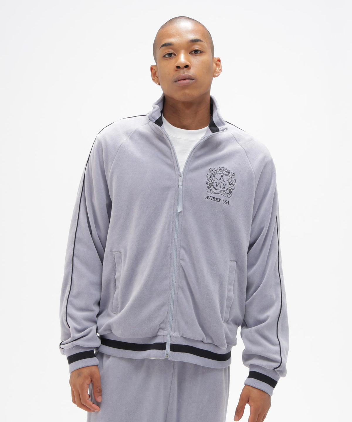 VELOUR TRACK JACKET