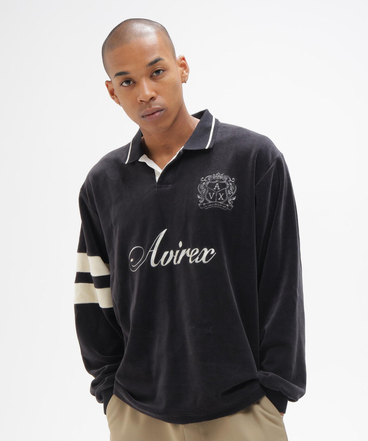 VELOUR SKIPPER POLO